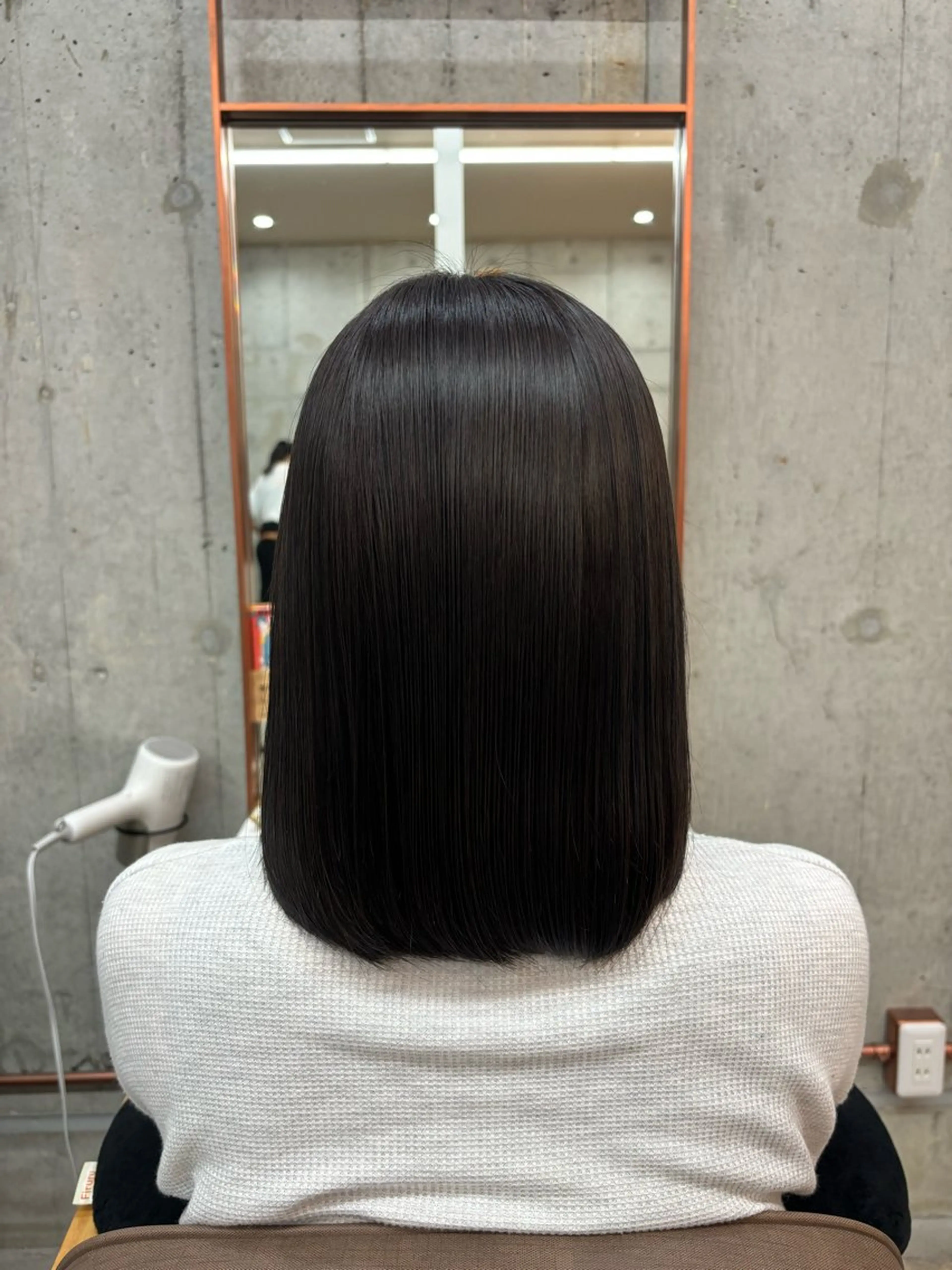 ミディアム カラー ブラウンカラー ダークブラウン オクダアキホ /透明感カラー🫧のヘアスタイル