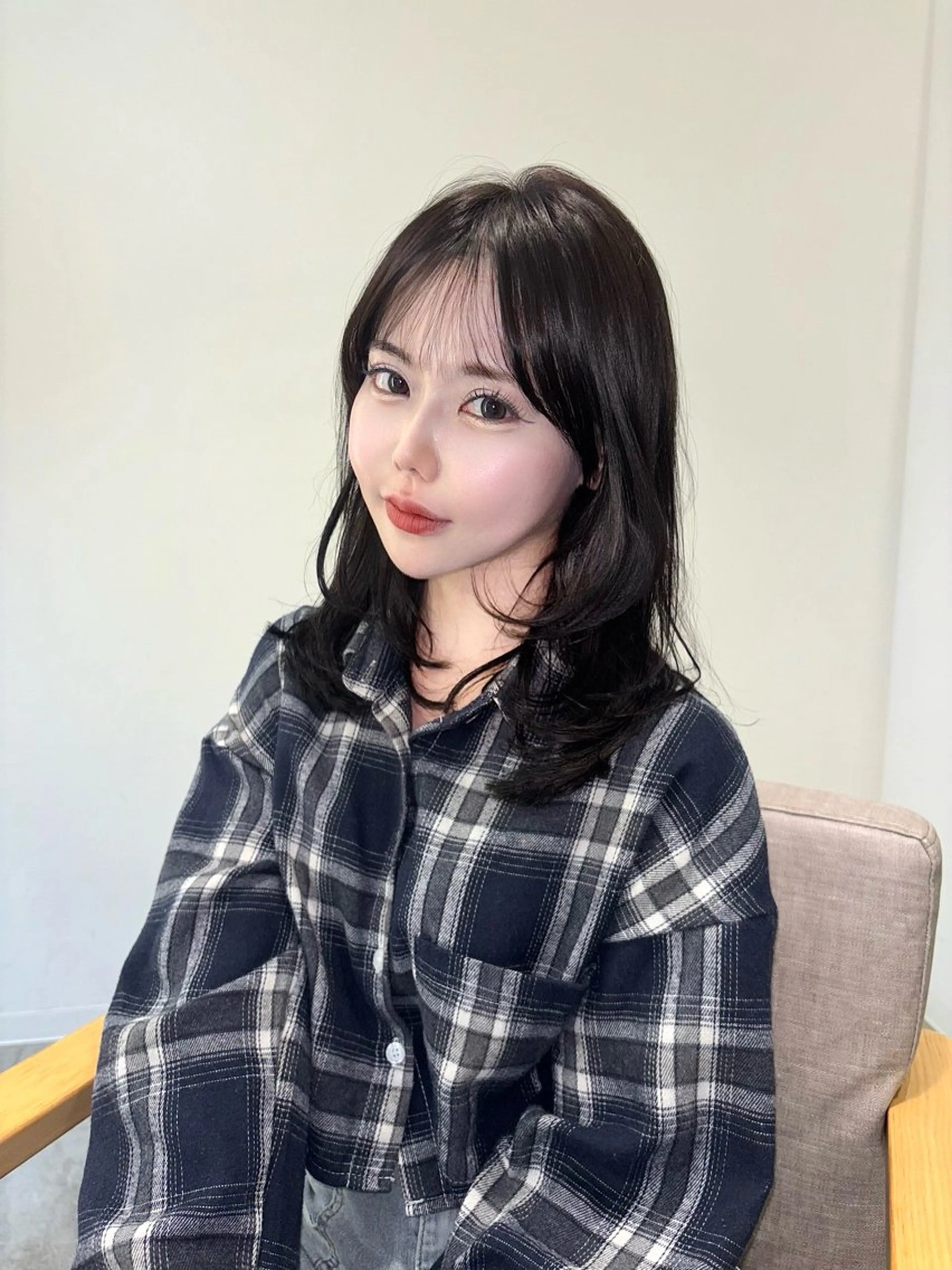 ミディアム 似合わせ前髪/ 小顔カット🎀そうのヘアスタイル