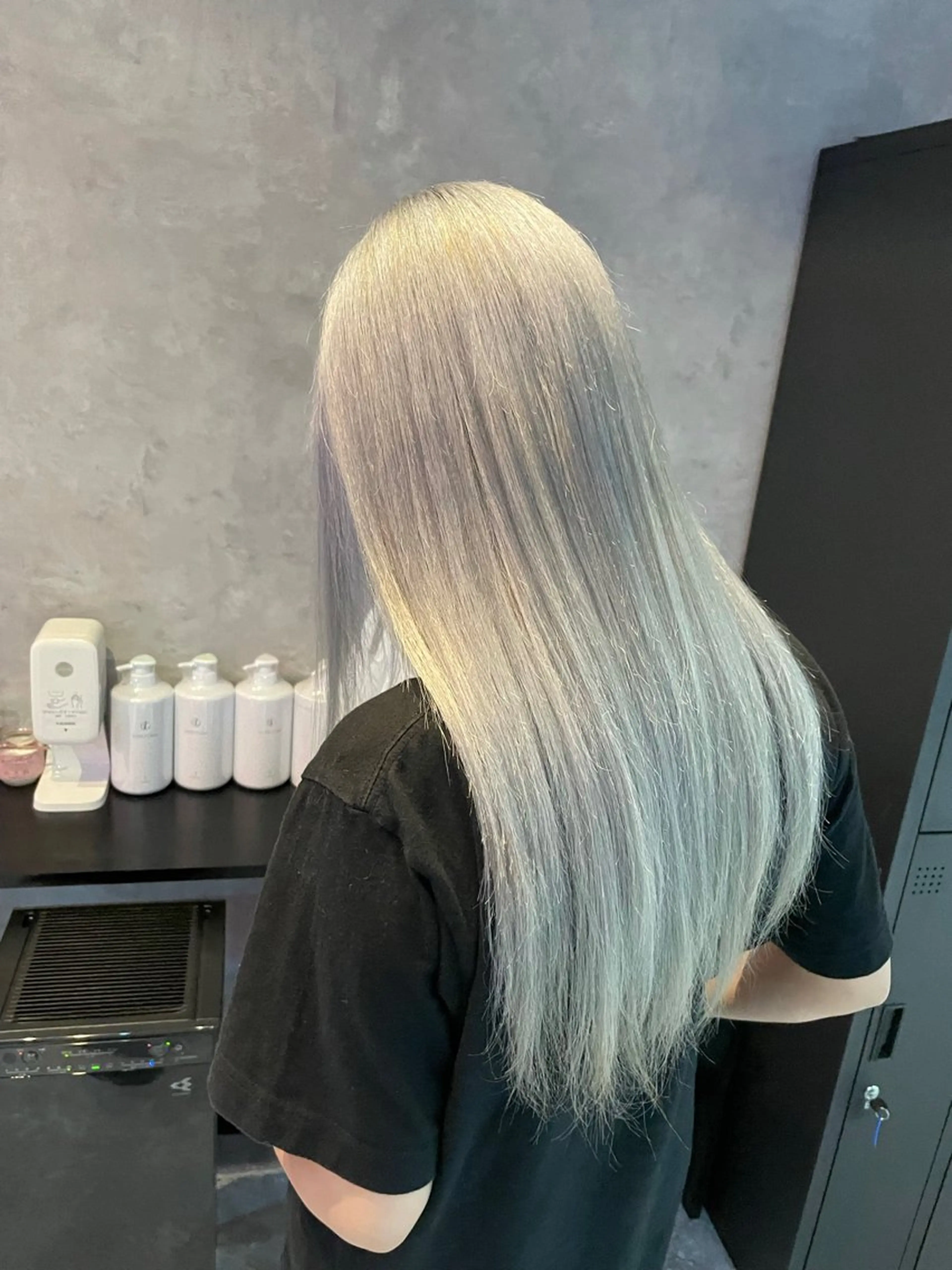 ロング ミストバング ハイライト 髪質改善 ヨシンモリ 韓国風ヘア HAIR SMILE COEURのその他イメージ