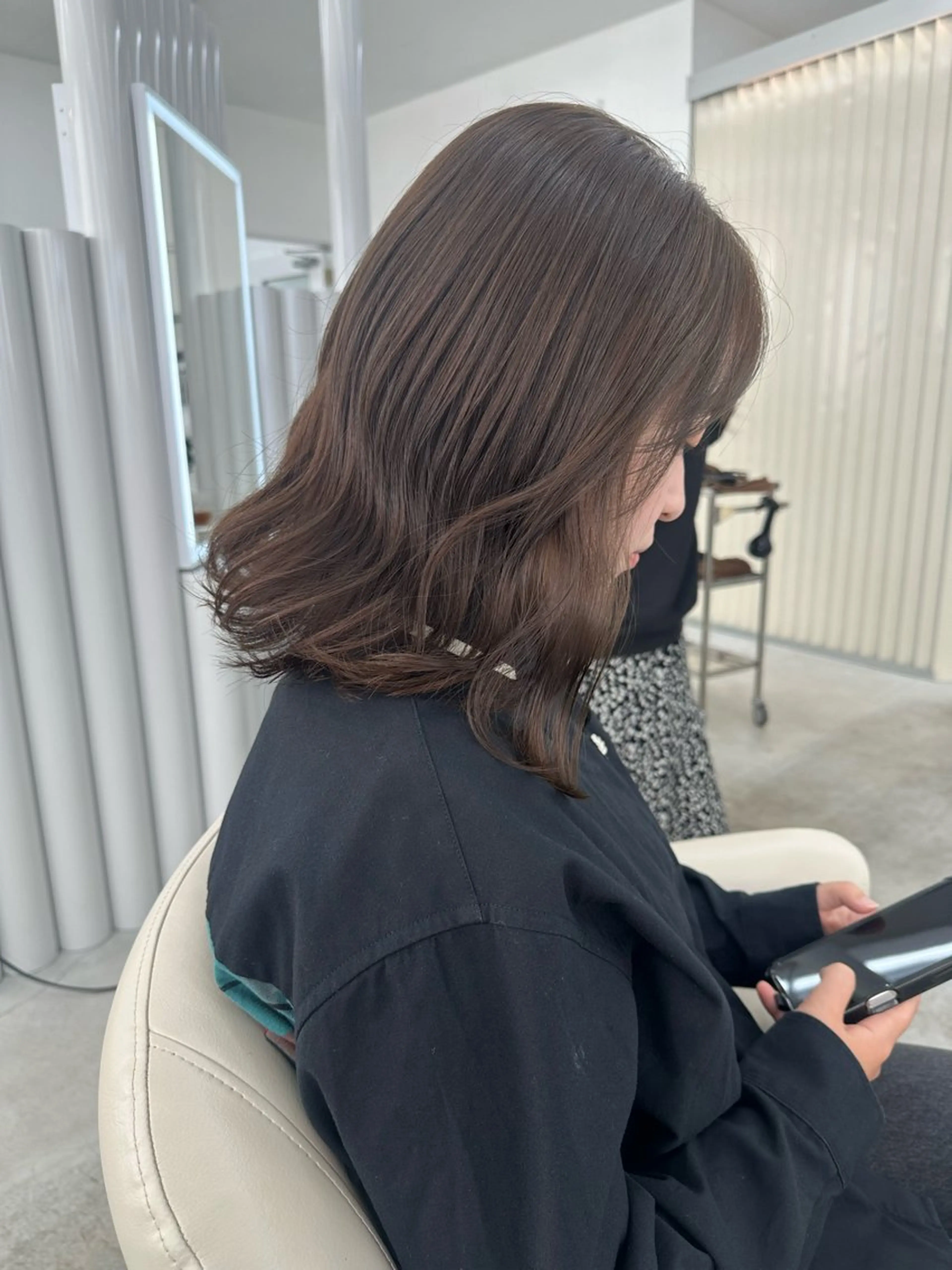 ミディアム カラー YUIMARL岡山店 MIRAIのヘアスタイル