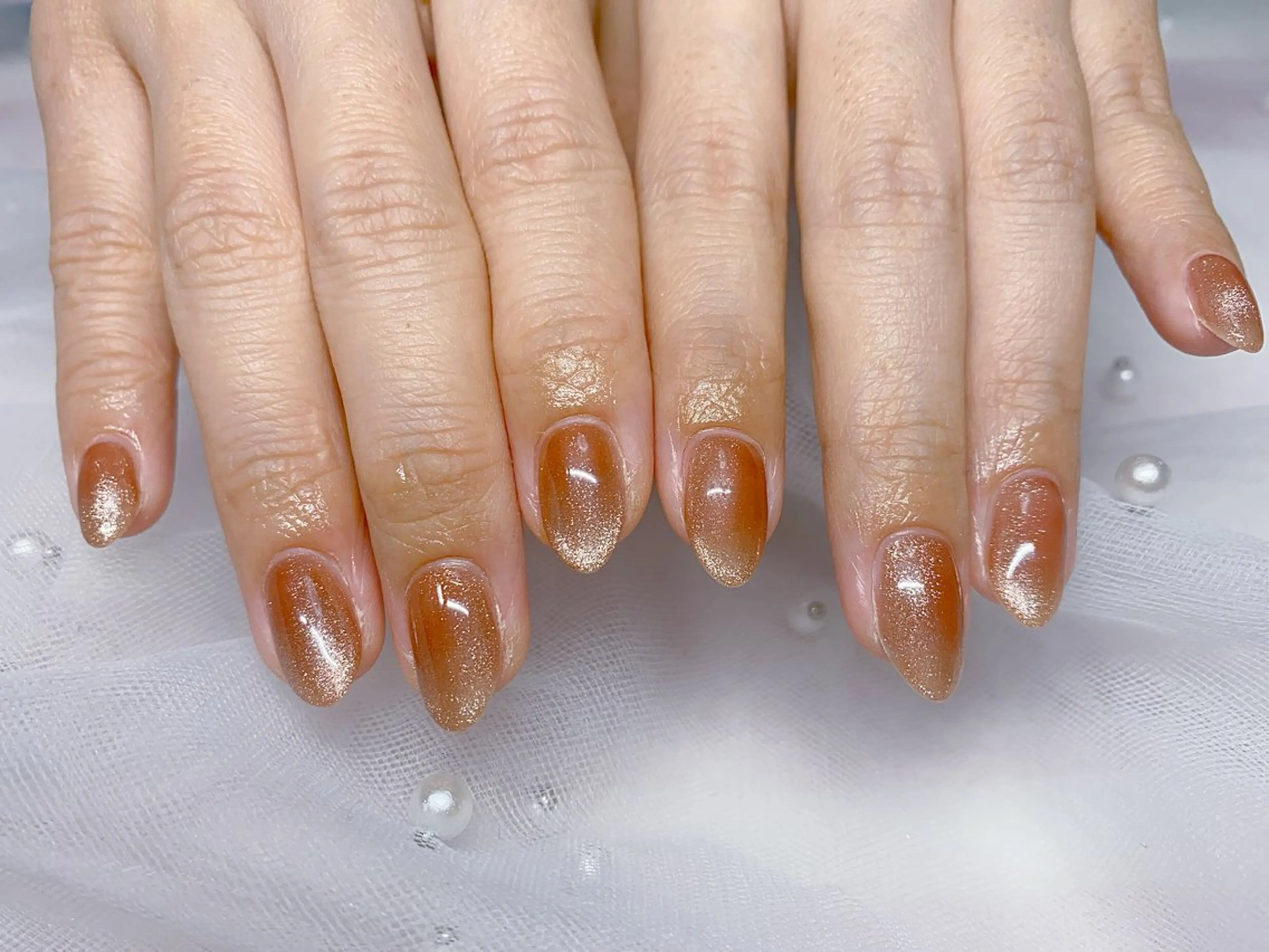 ネイル マグネットネイル ハンドネイル Jasmine nailsalon所属・ジャスミン ネイルサロンのネイルデザイン