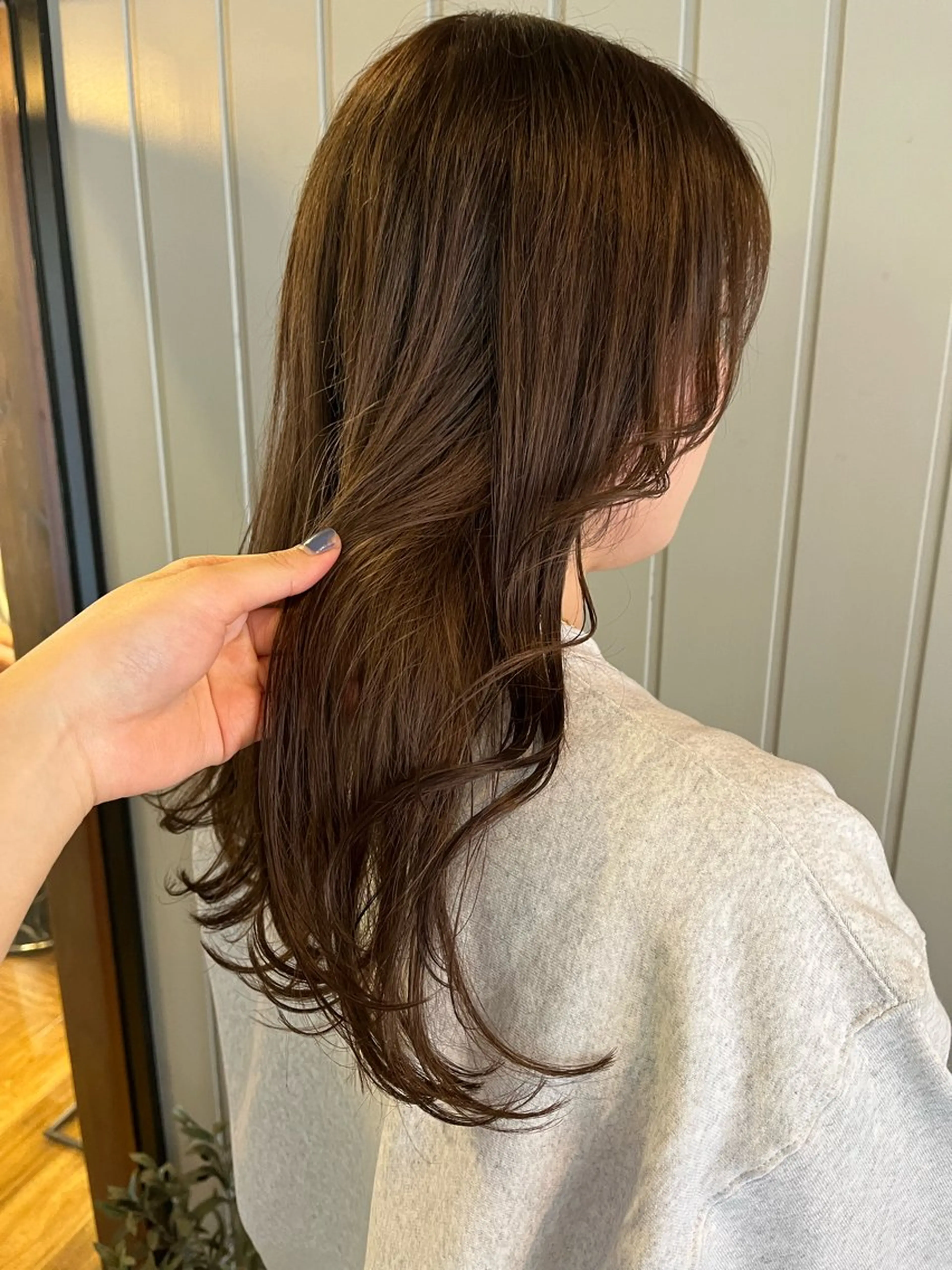デザインカット×透明感イルミナカラー×オージュアトリートメントの写真