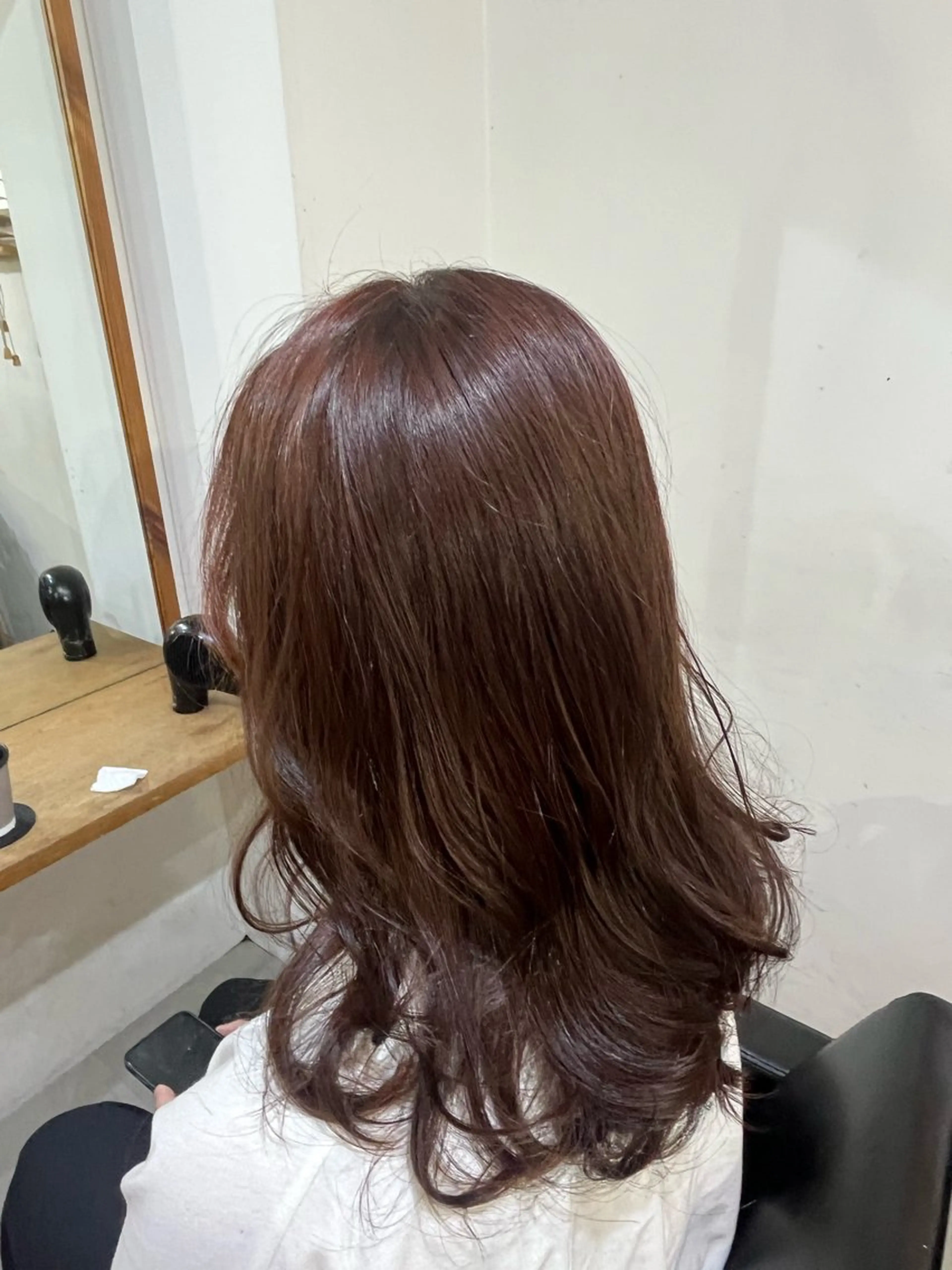 ミディアム カラー ✨🎨ブリーチなし 透明感カラー✨美友のヘアスタイル