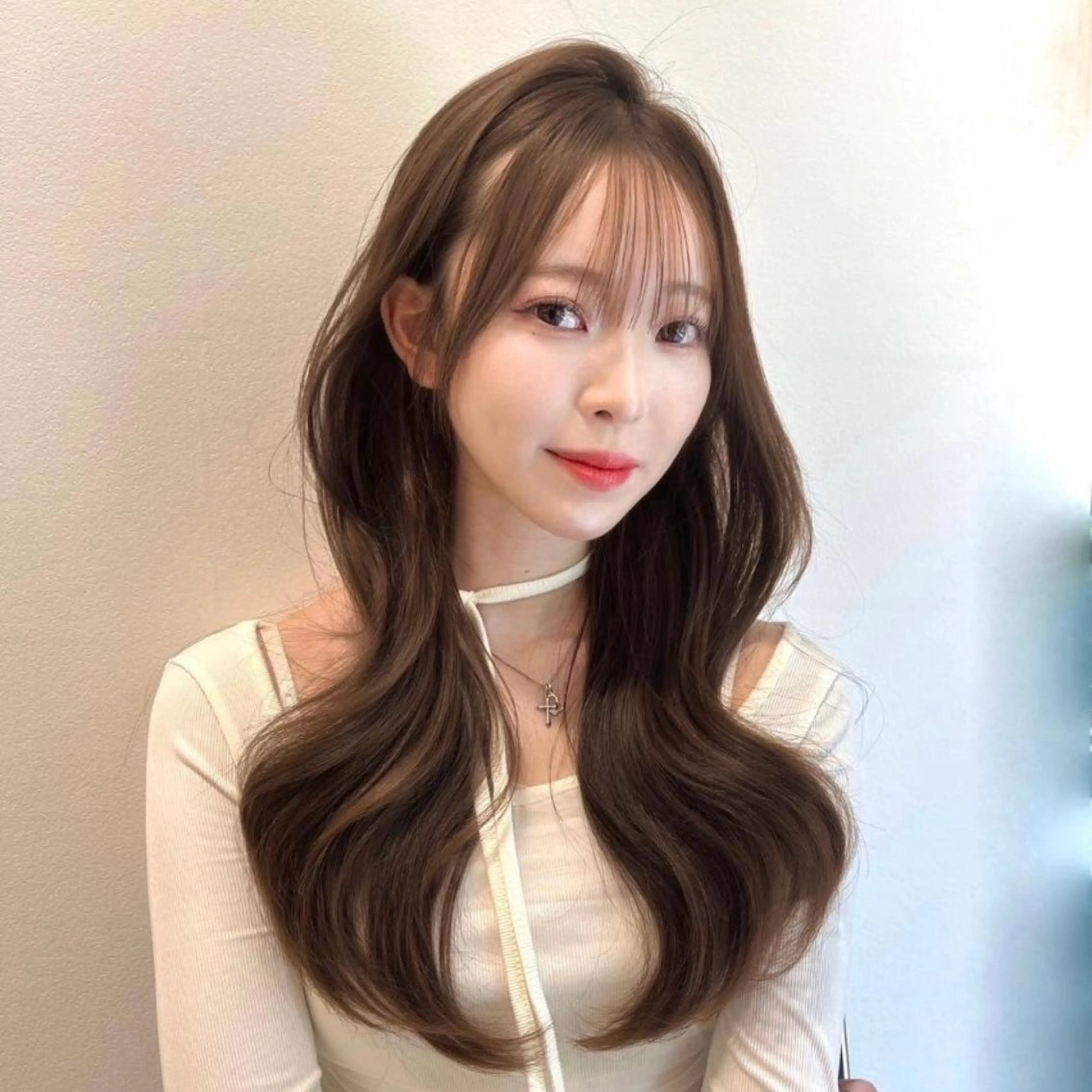 セミロング カラー カット ヘアカラー トリートメント ヘッドスパ ヘアセット misaki /似合わせstyleのヘアスタイル