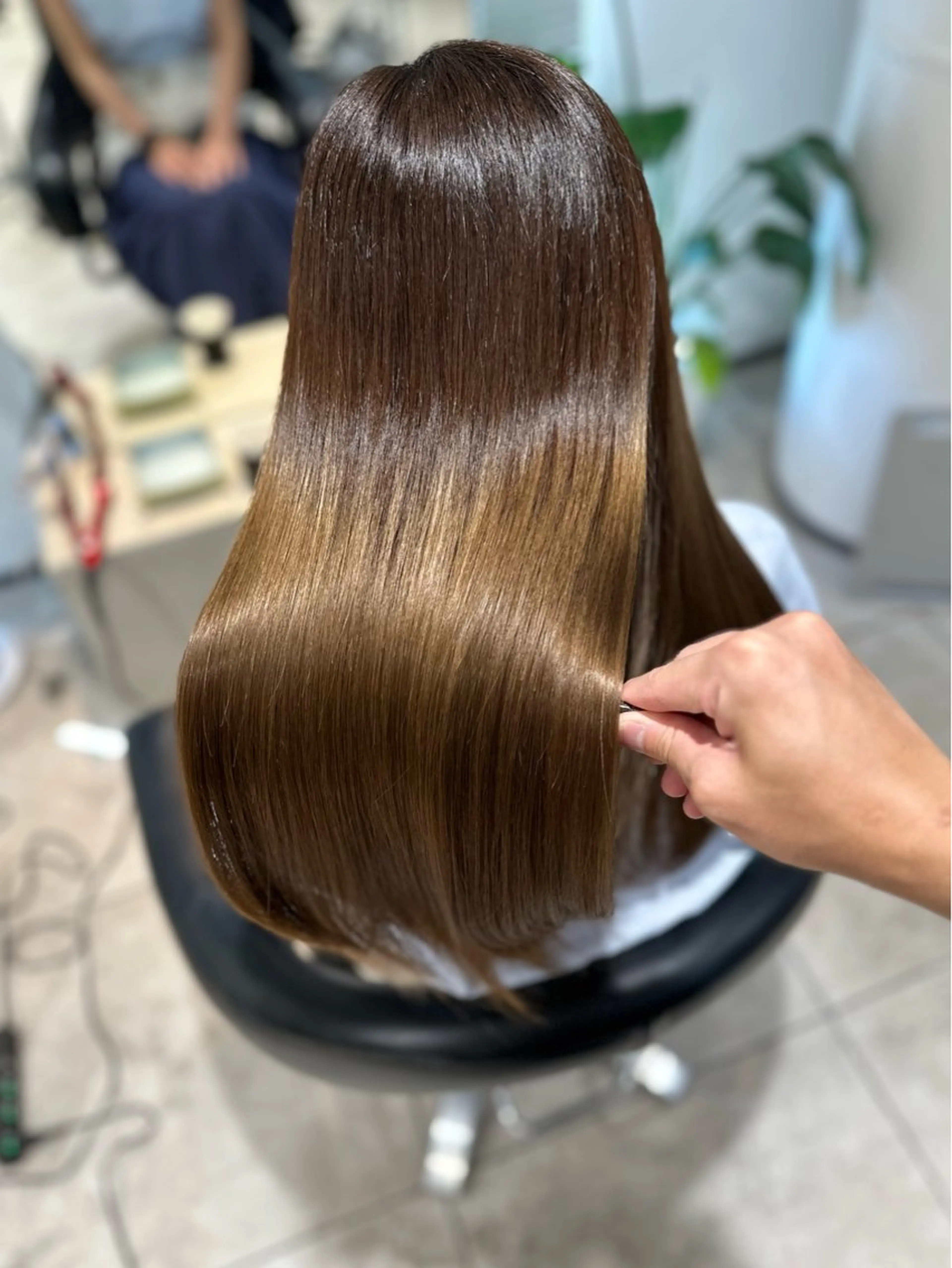 ロング パーマ 🫧美髪縮毛矯正🫧 横山 遥のヘアスタイル