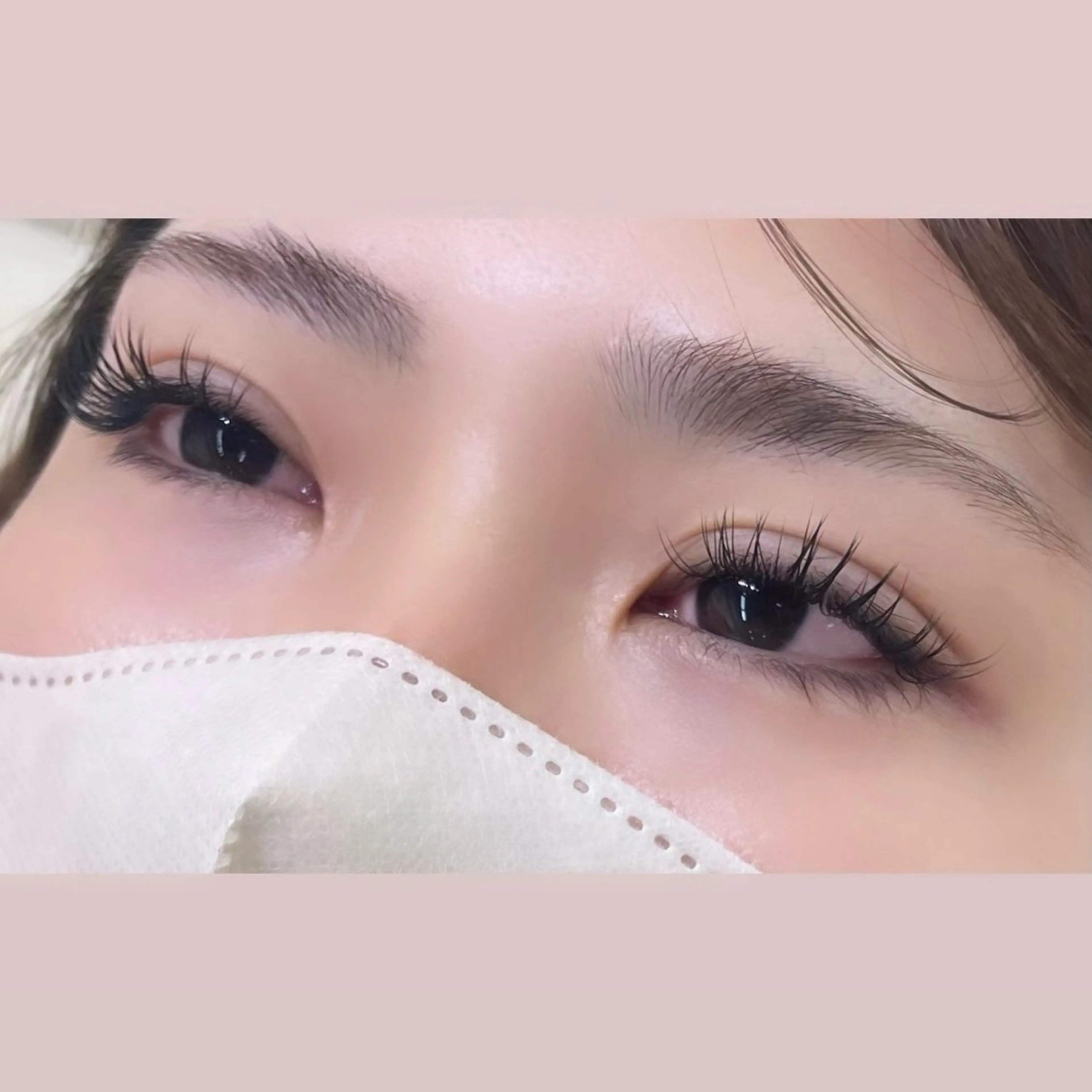 マツエク・マツパ キュート new-line eye+Tokyo所属・aoki kokoneのマツエク・マツパデザイン