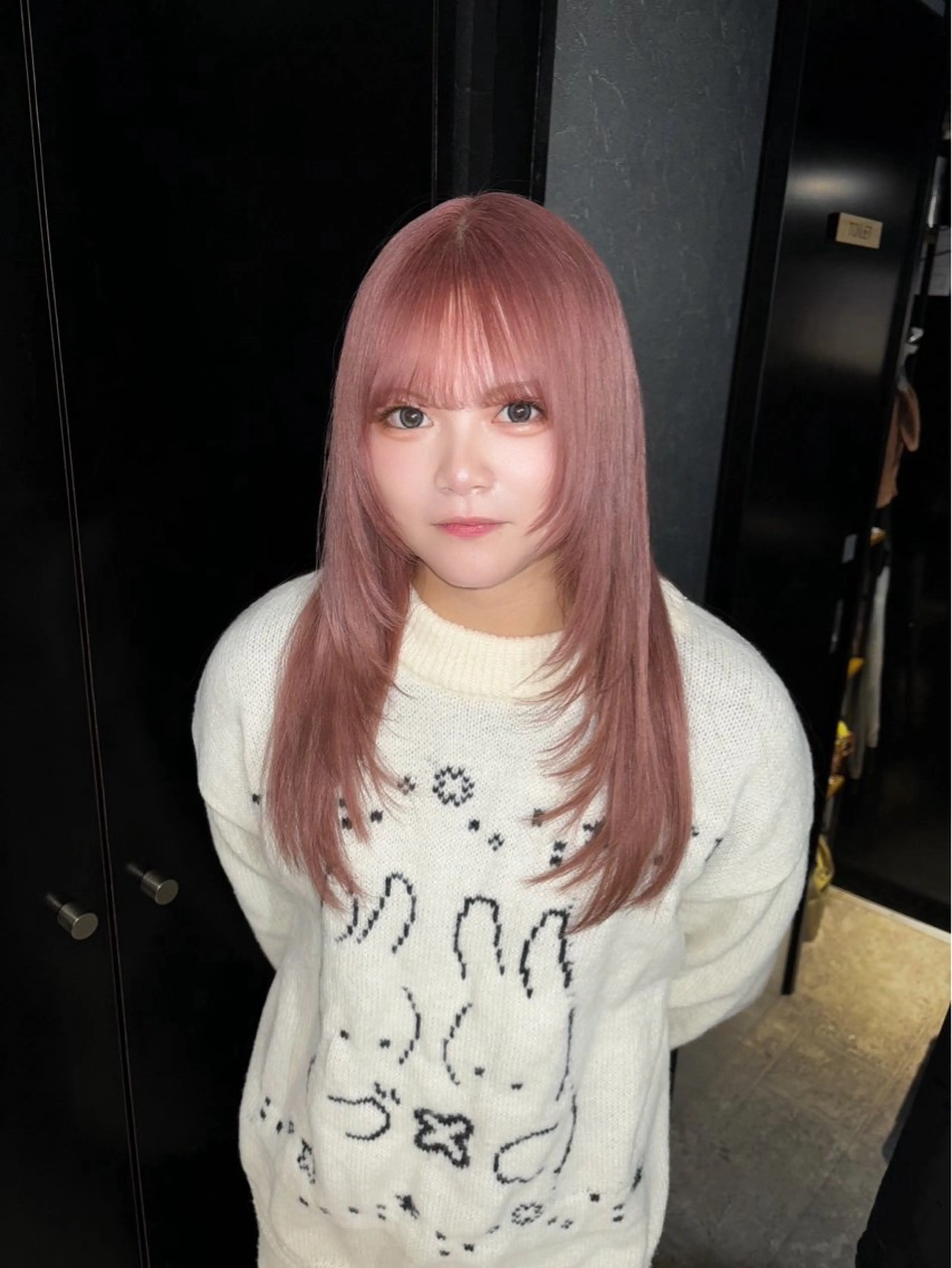 ロング カラー ヘアカラー トリートメント 💎透明感カラー💎 bAteAu あまねのヘアスタイル