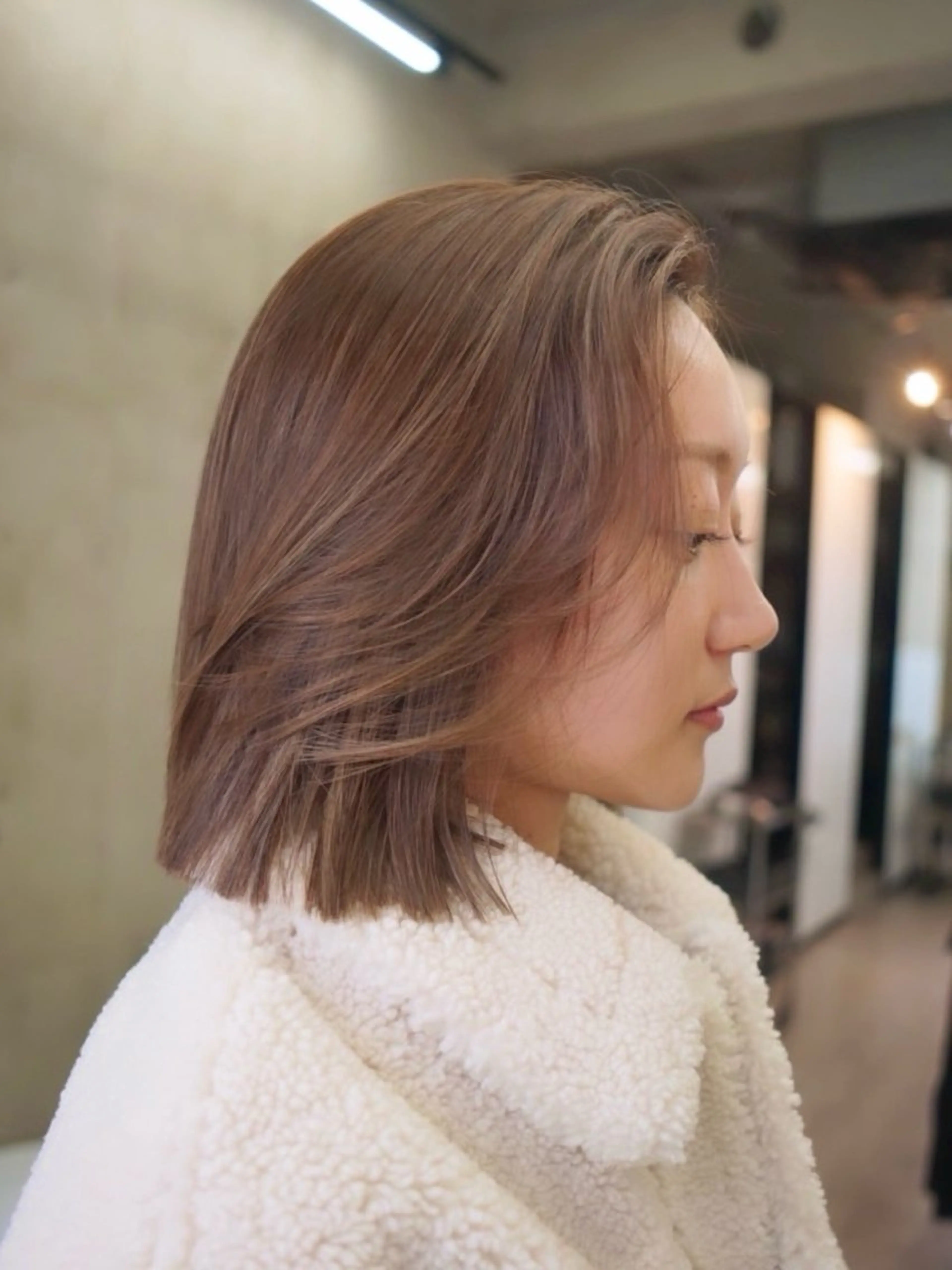 ショート 顔周りカット カット SALT WATER所属・🫐 𝐌𝐚𝐨 🫐ボブモデル募集のヘアスタイル