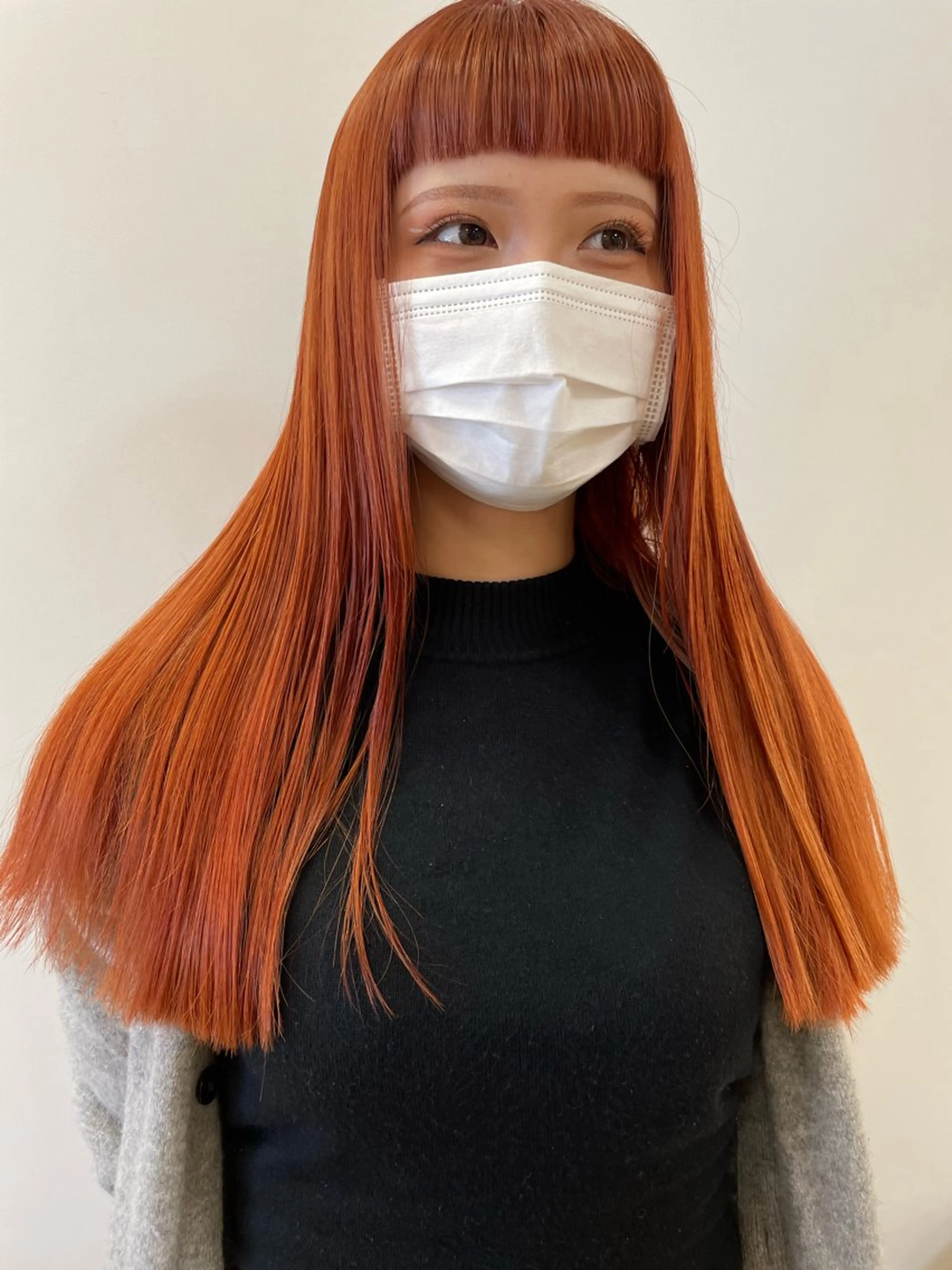 【8月限定】”とろみ暖色”で垢抜けダブルカラー🍊ブリーチ込み＋トリートメント🫧の写真