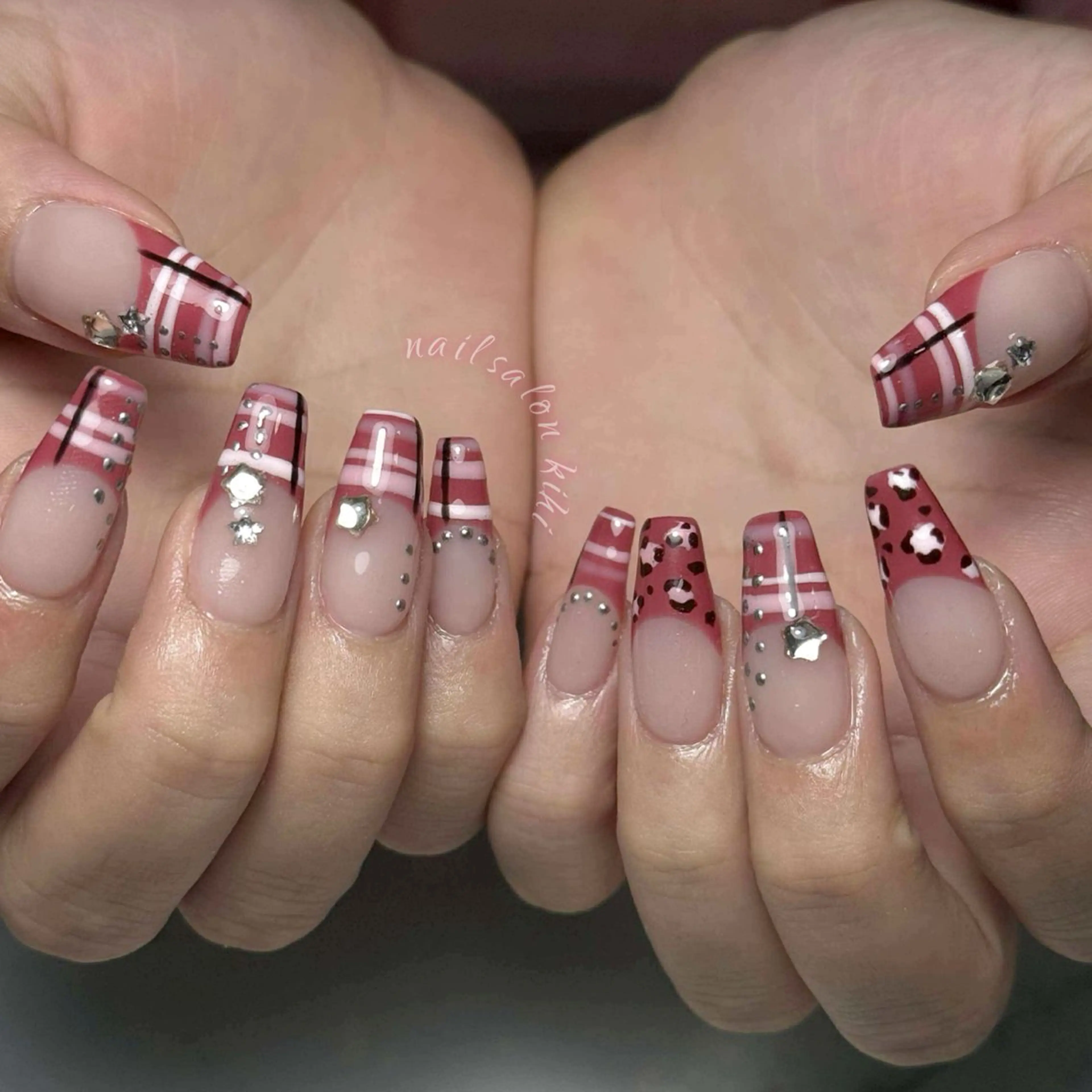 ネイル アートネイル フレンチネイル ジェルネイル グラデーション 韓国ネイル ハンドネイル ハンドケア Nail Salon Kihi さくらのネイルデザイン