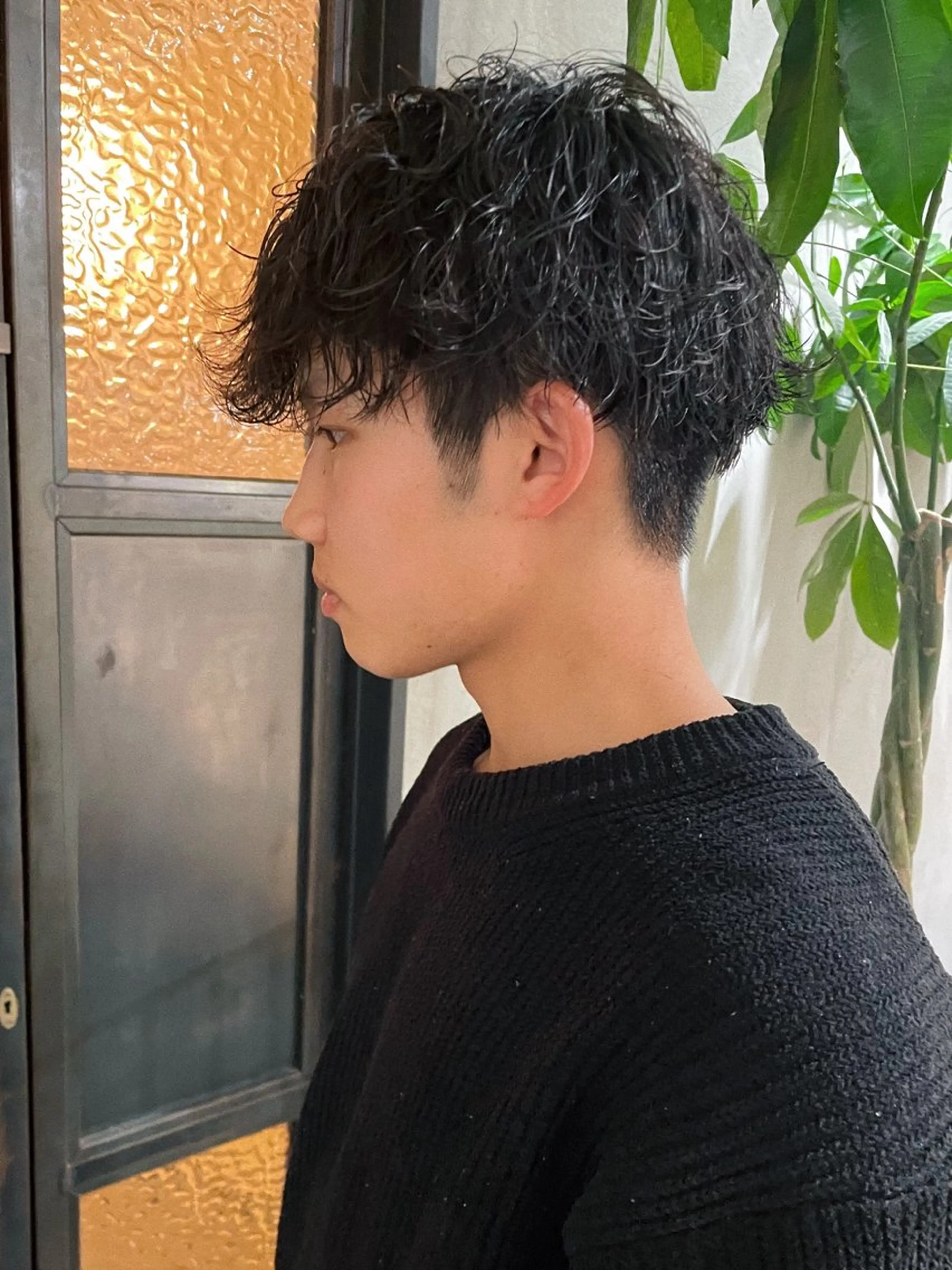 メンズ マッシュ メンズパーマ 波巻きパーマ SALOWIN新潟万代店所属・SaKiho 🎀のヘアスタイル