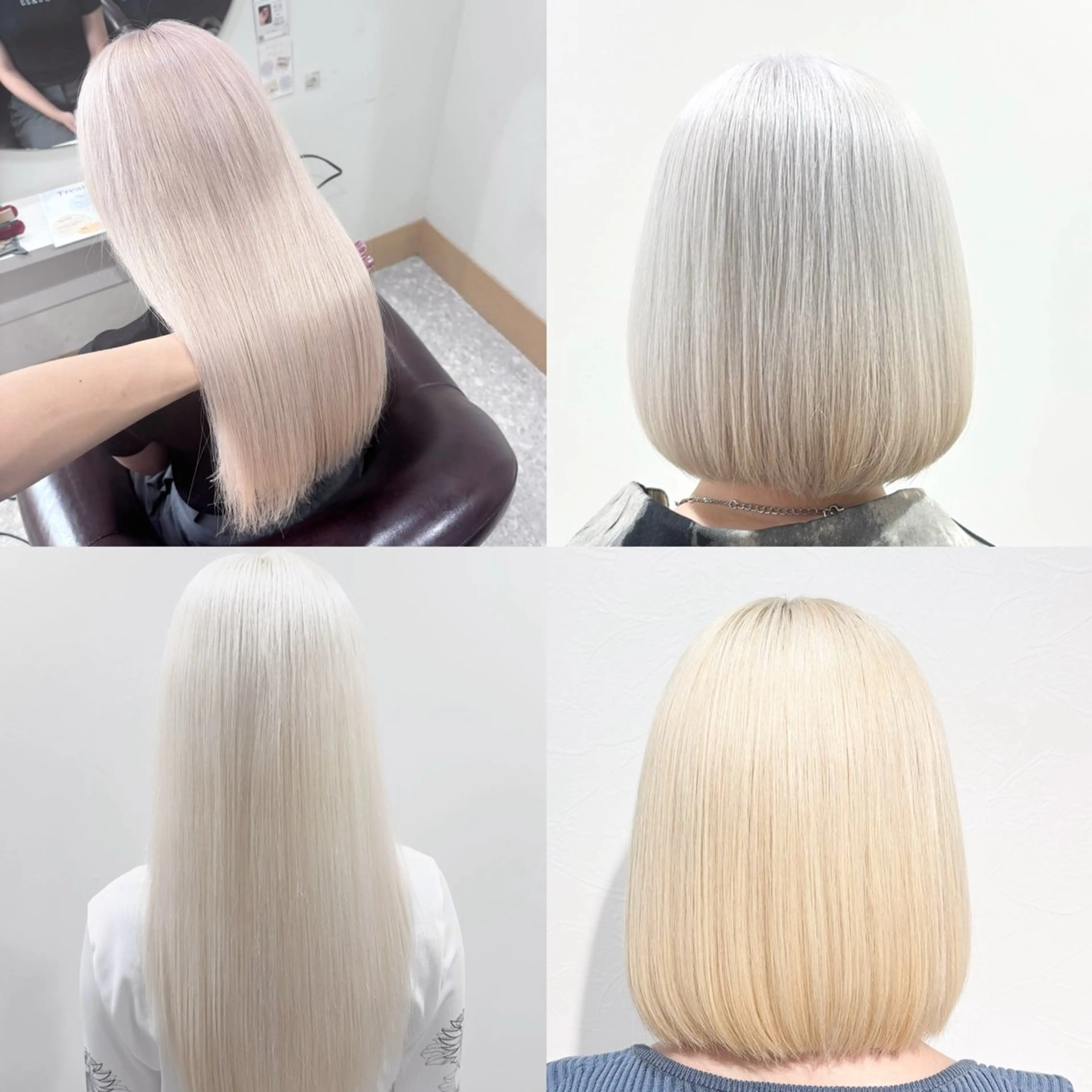 ロング カラー ヘアカラー トリートメント ヘッドスパ ブリーチ予約率90% 以上✨森山陽向のヘアスタイル