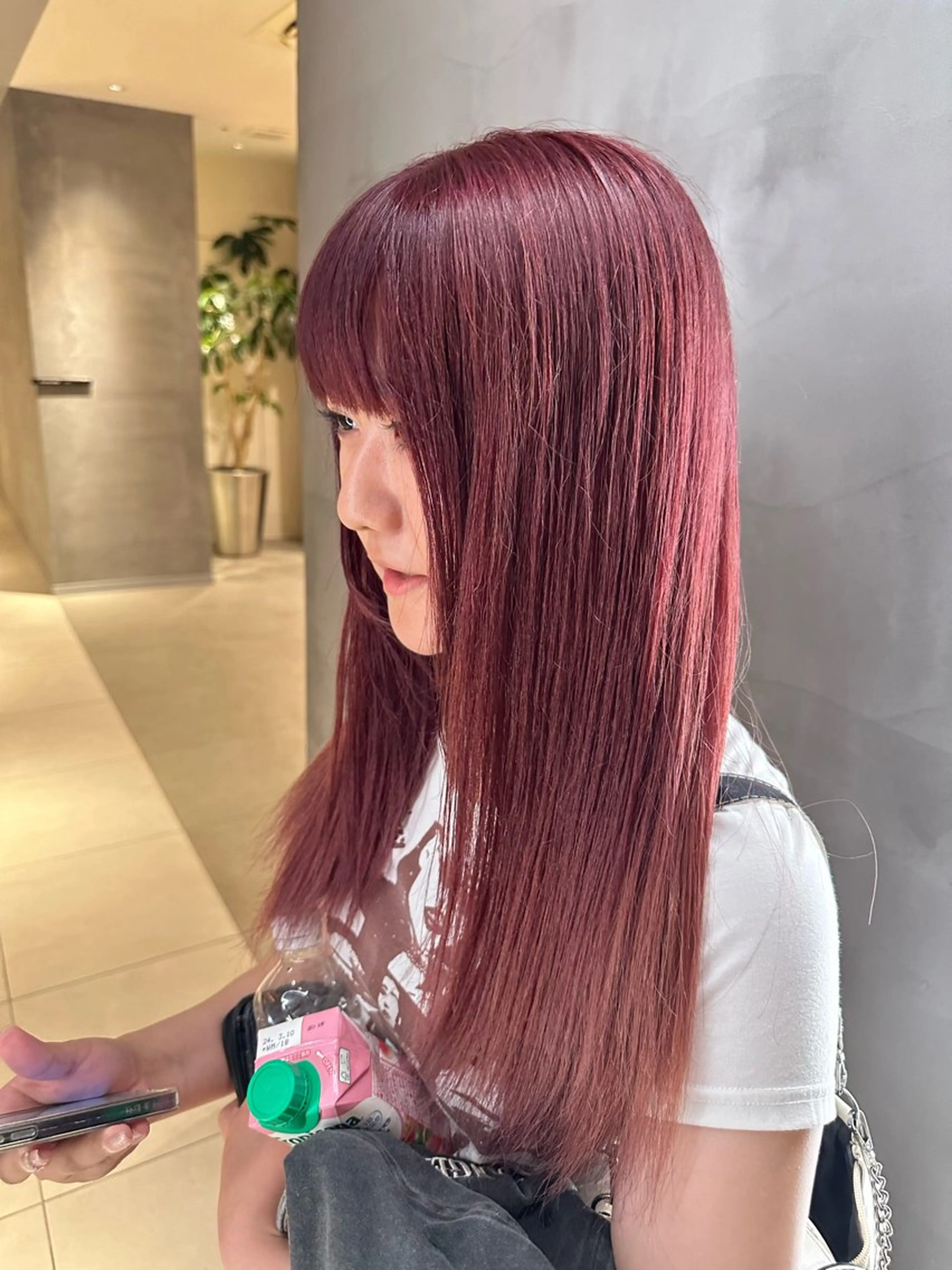 ロング カラー ブリーチ LICO HAIR＆RELAXATION 名駅店所属・メンズ特化美容師/ パーマ/波巻き/陸翔のヘアスタイル