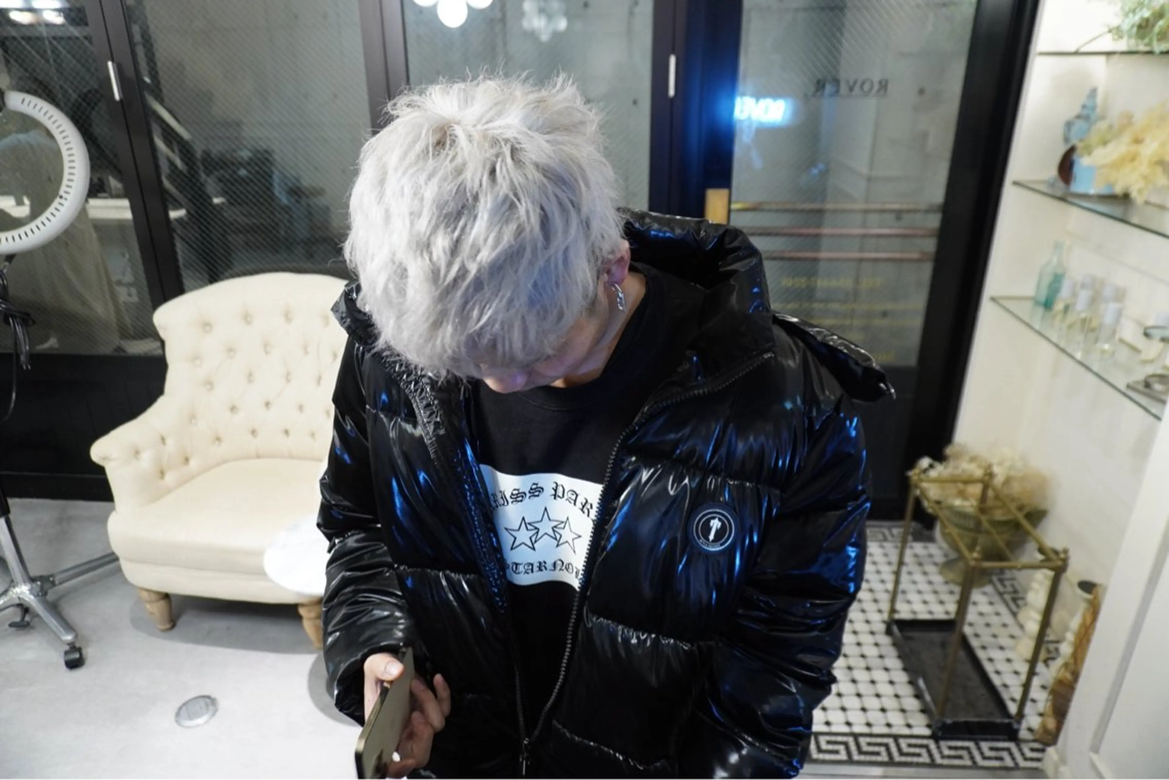 ショート カラー メンズ ヘアカラー ROVER所属・Konomura Neneのヘアスタイル