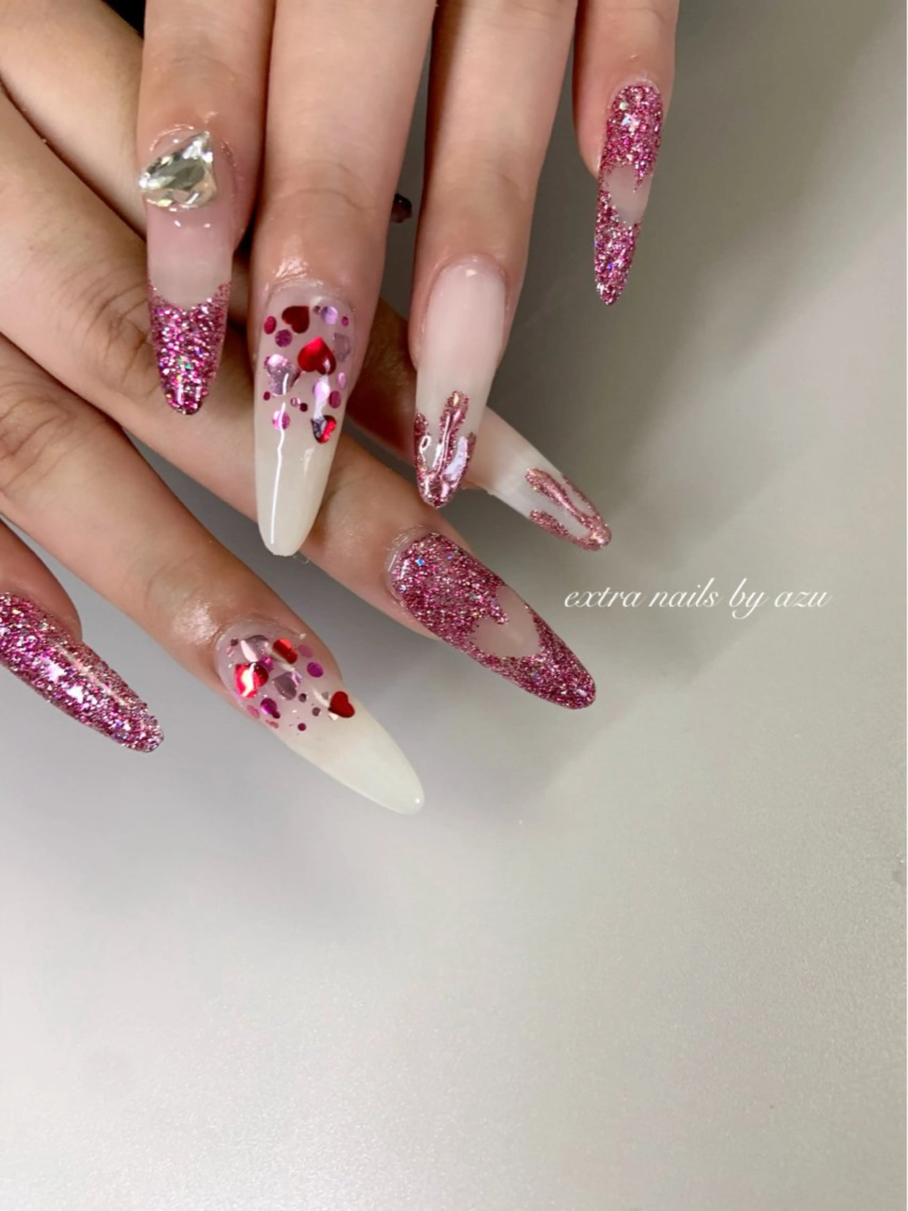 ネイル アートネイル ハンドネイル extranails ／lemellaのネイルデザイン