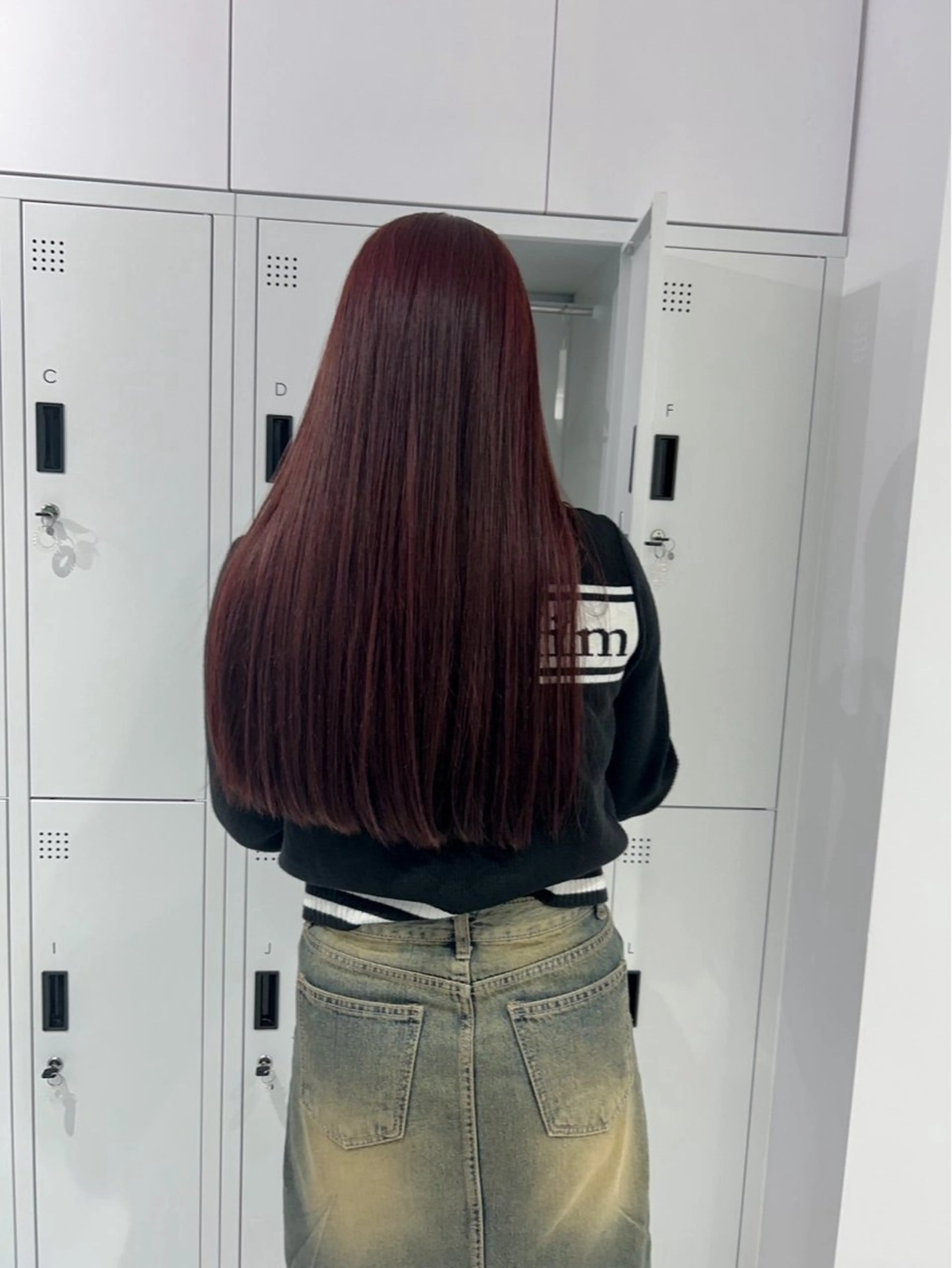 ロング カラー senri 暖色ツヤ感カラー♥️のヘアスタイル