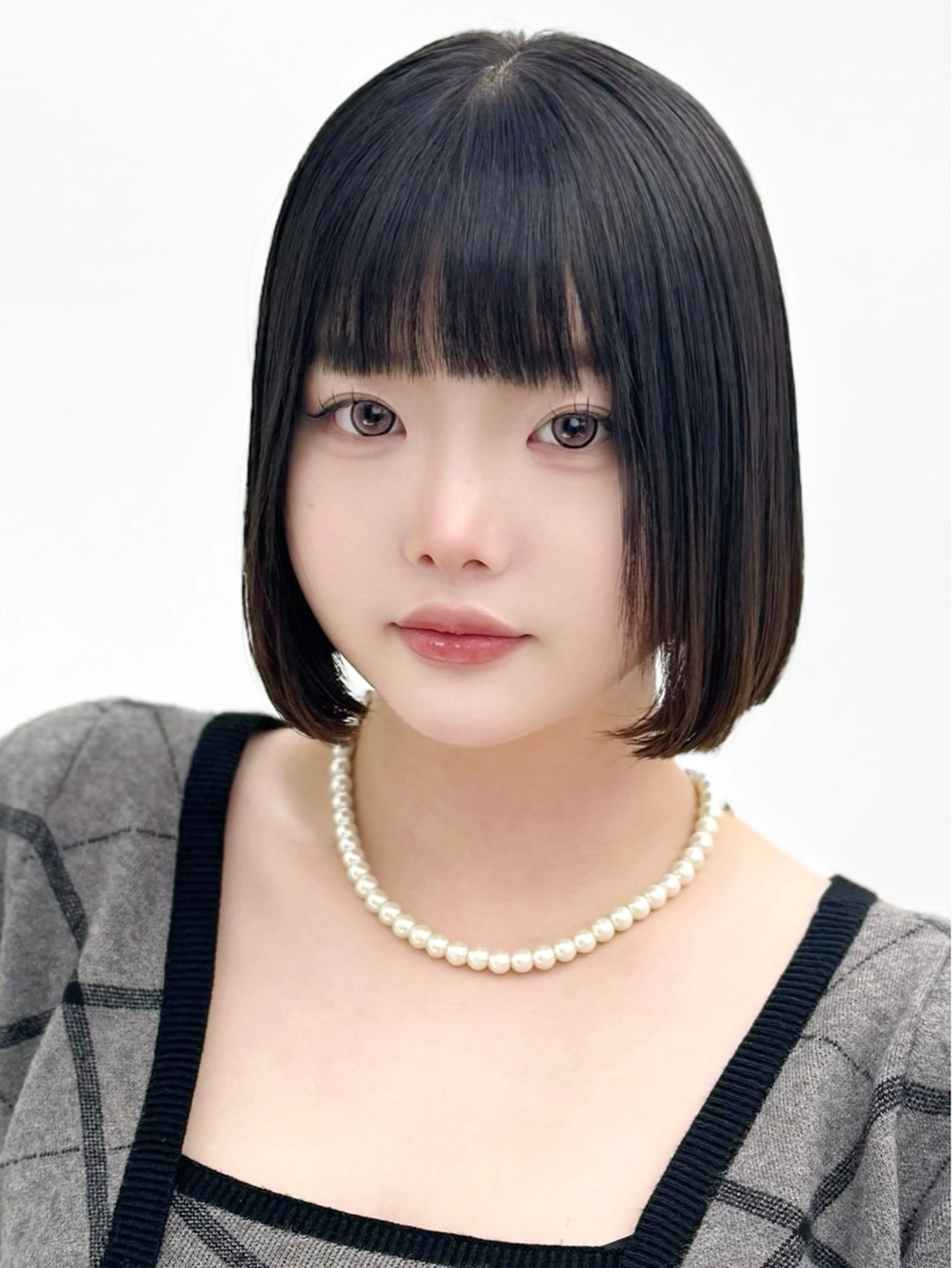 ショート カラー ヘアアレンジ カット ヘアカラー 縮毛矯正 トリートメント ヘッドスパ ヘアセット 韓国ボブ🤍 縮毛矯正🤍ひかりのヘアスタイル