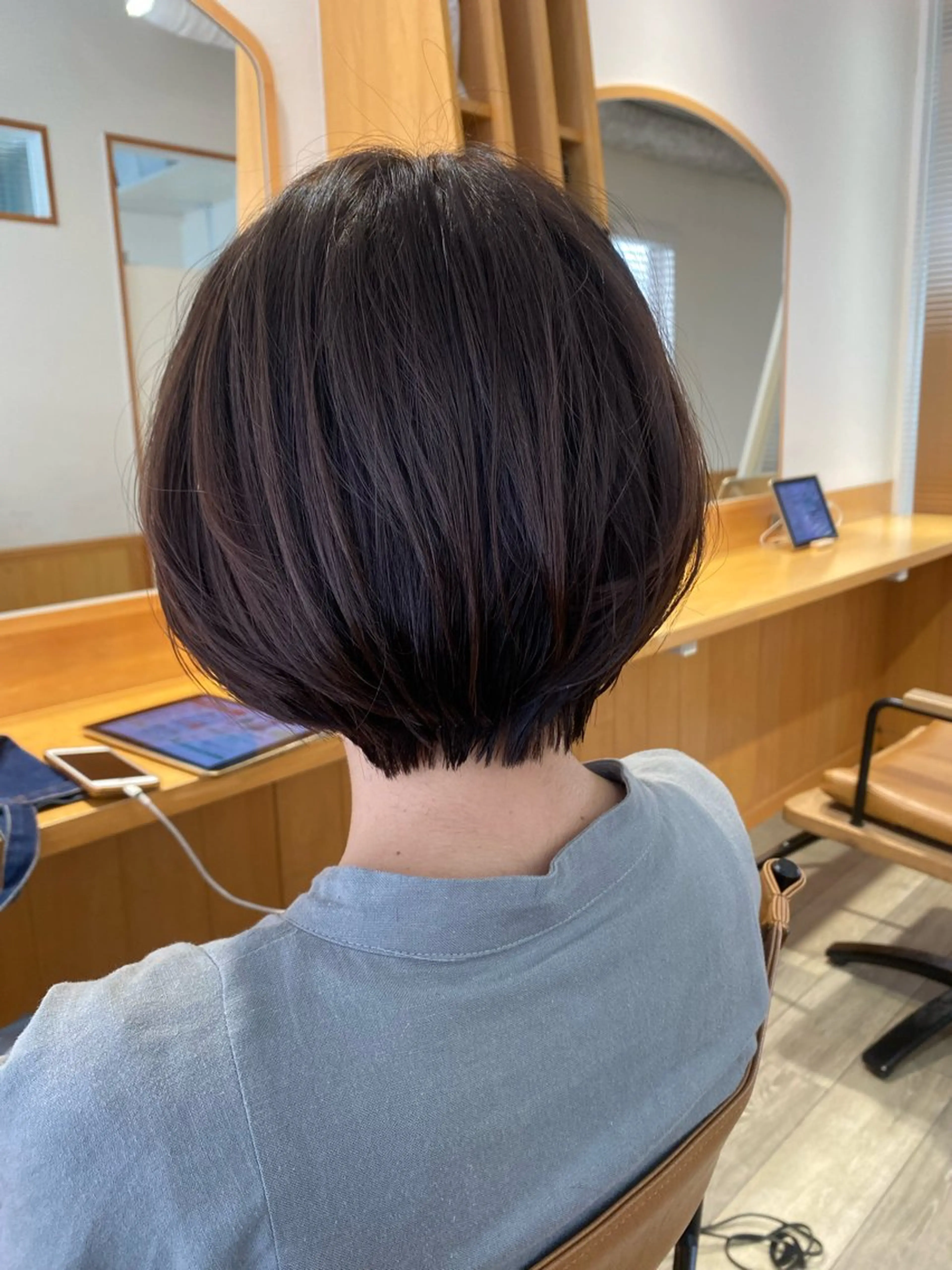 ショート ショートボブ ボブ ショートヘア カット ヘアカラー トリートメント SALOWIN銀座PAYⅡ店所属・GINZARay2 風本朱里🐥のヘアスタイル