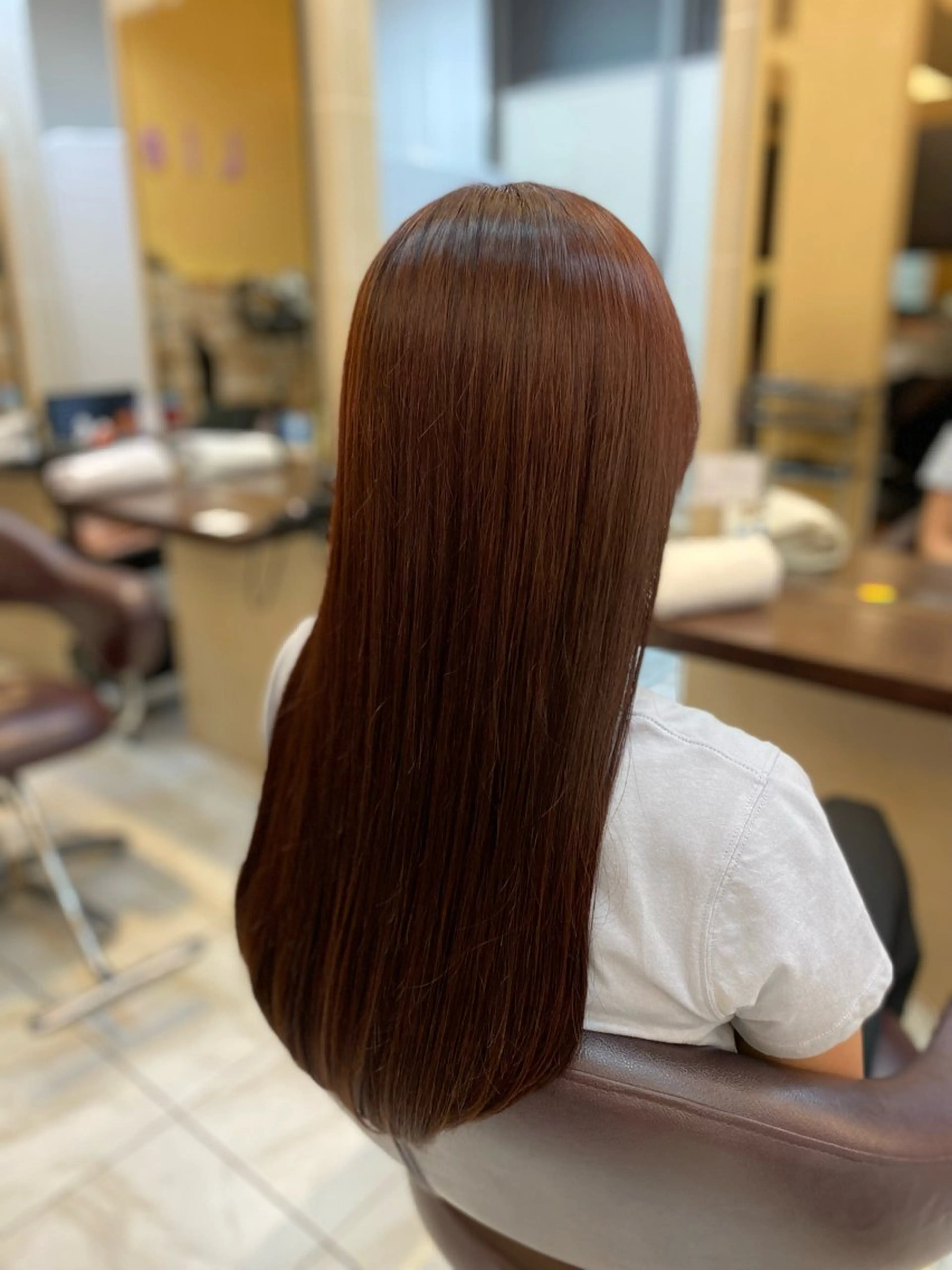 ロング カット ヘアカラー トリートメント 🐰ツヤ感カラー🐰 ななこのヘアスタイル