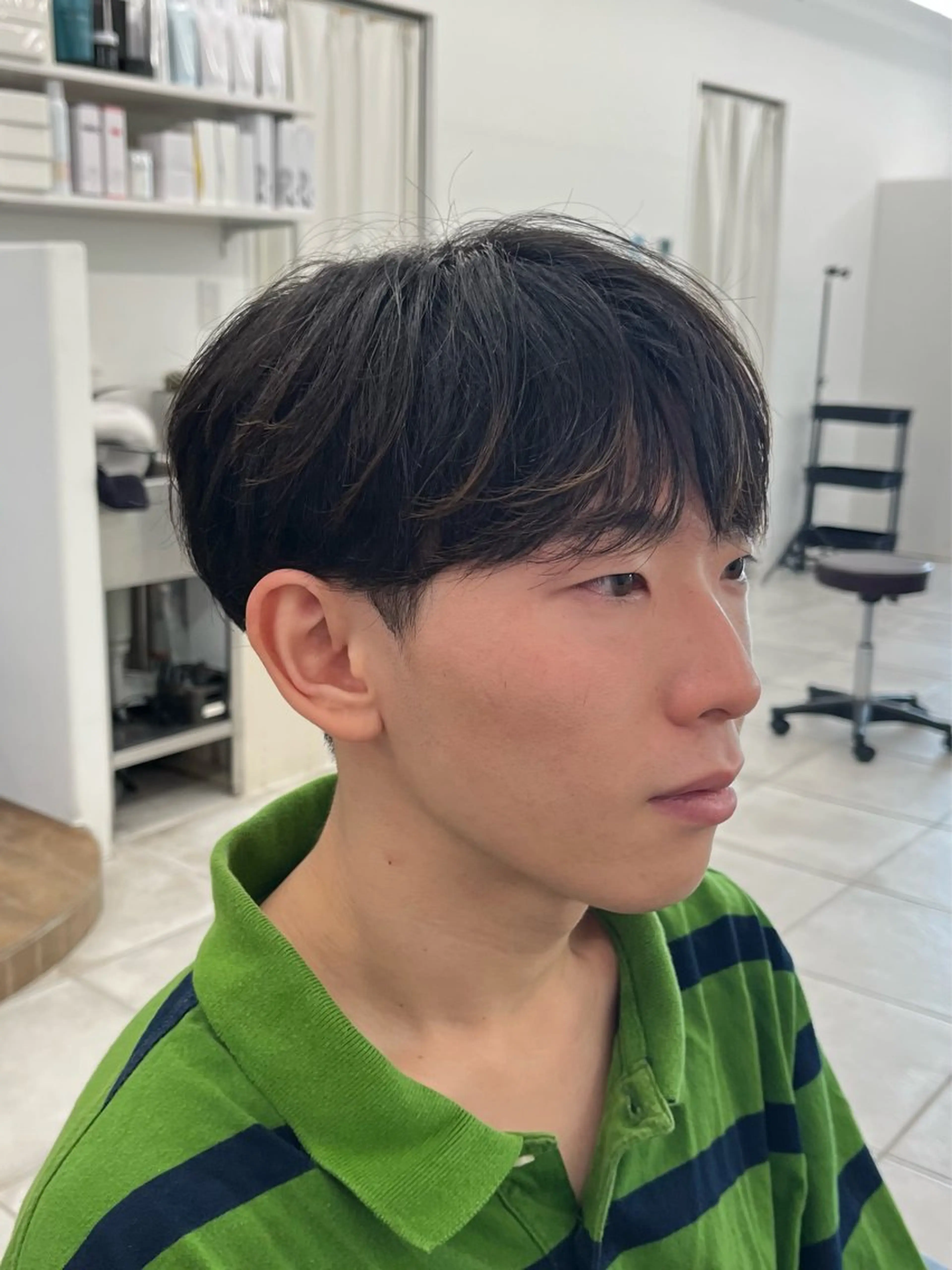 ショート カラー パーマ メンズ カット トリートメント 🏆メンズヘア特化 🥇代表りんぺーのヘアスタイル