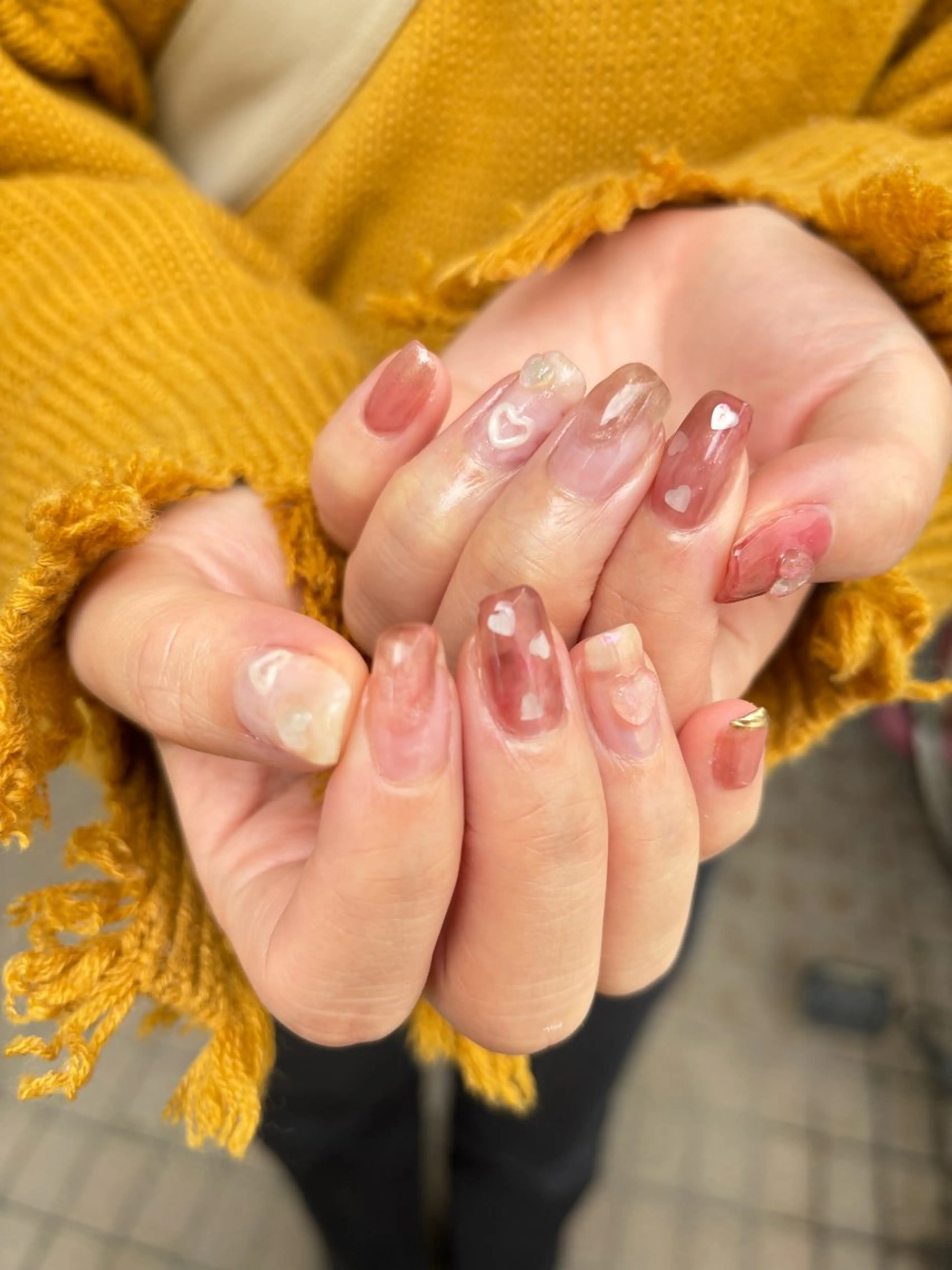 ネイル フットネイル フレンチネイル ジェルネイル グラデーション マグネットネイル ハンドネイル ヘアー.ネイル二刀流 misa🫧のヘアスタイル