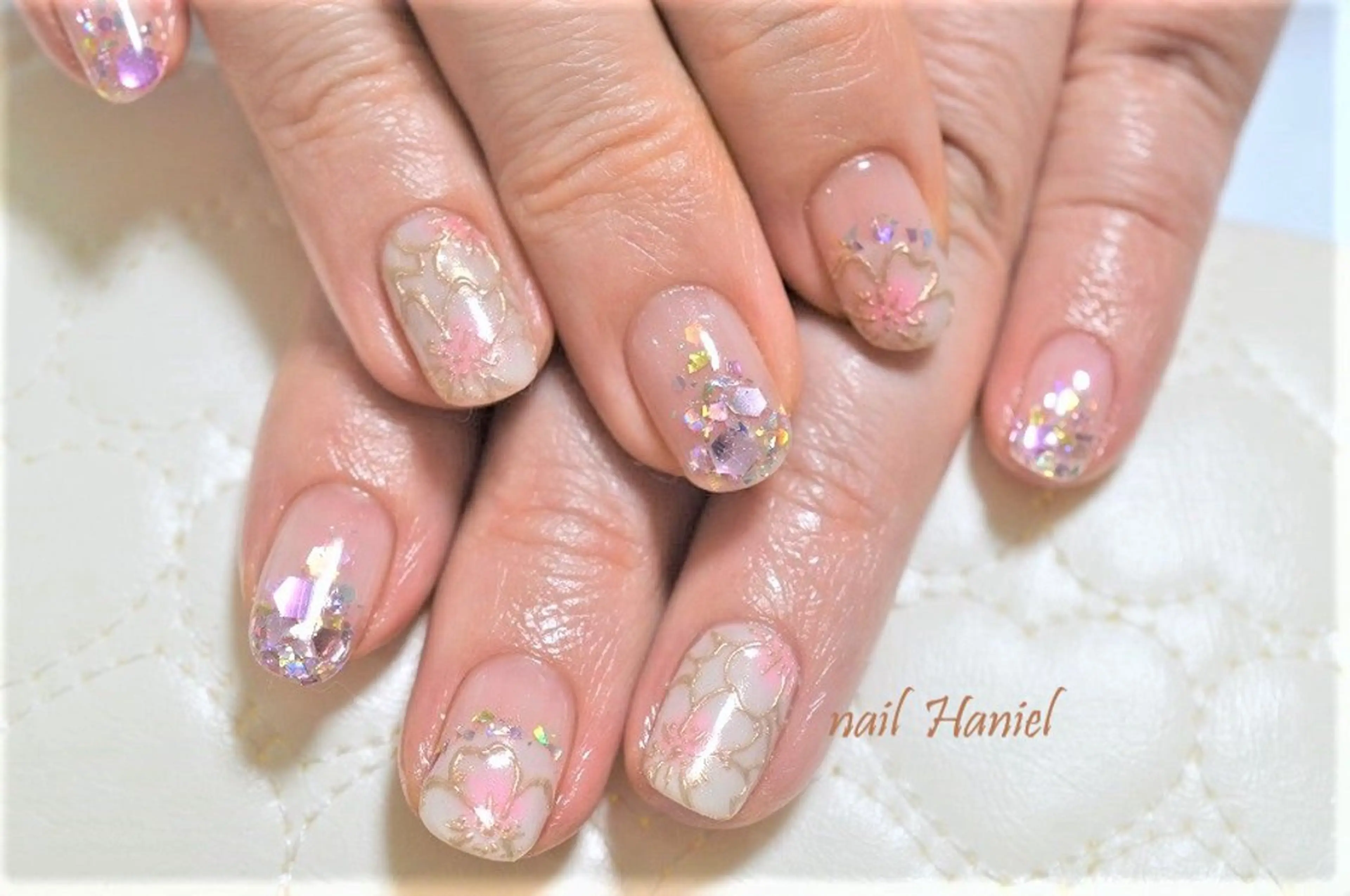 パーマ ハンドネイル nail Haniel所属・半蔵門サロンハニエル 魅神 ちよのネイルデザイン