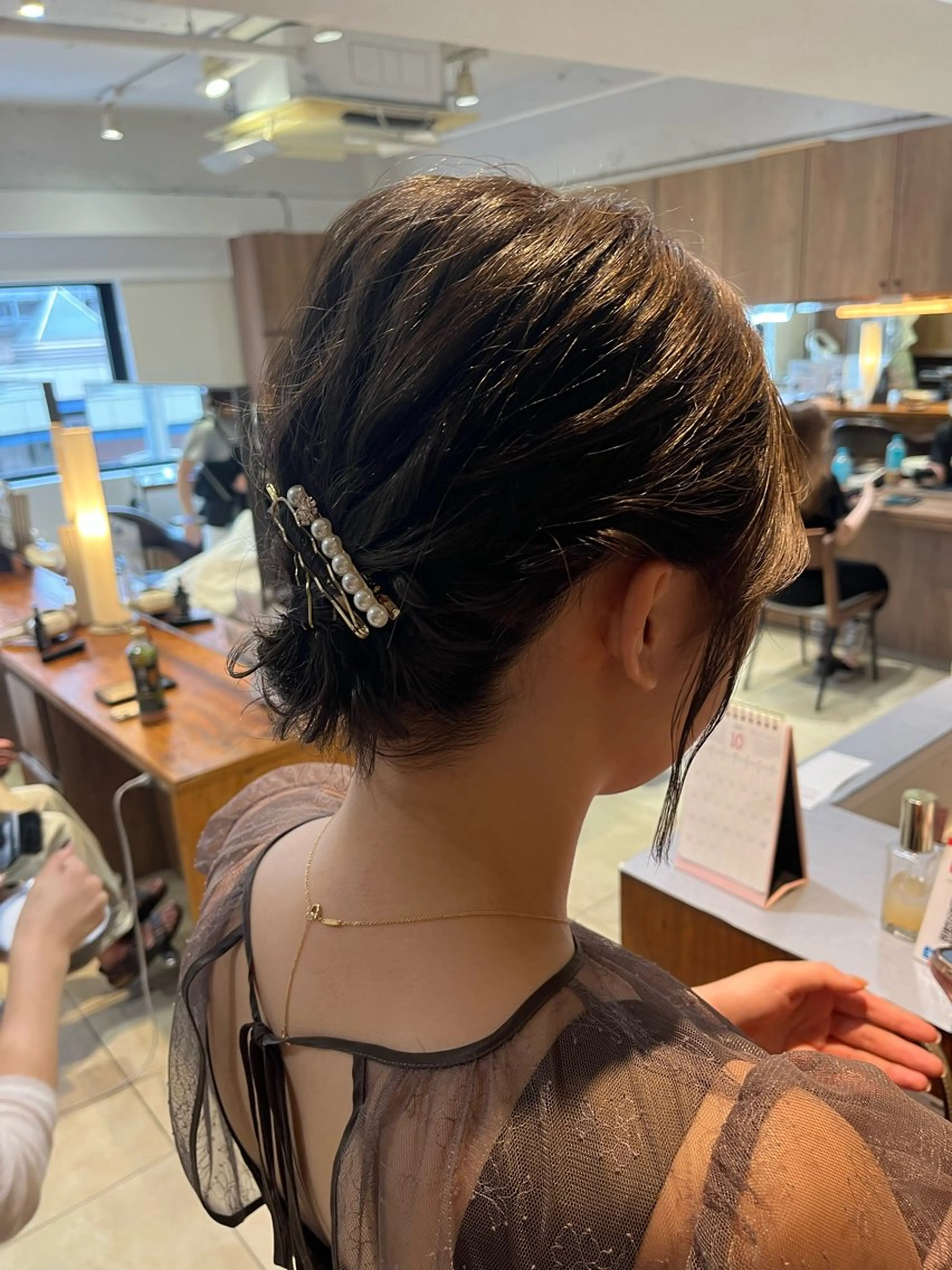ショート ヘアアレンジ カット ヘアセット 奥山 沙季(大井町)のヘアスタイル