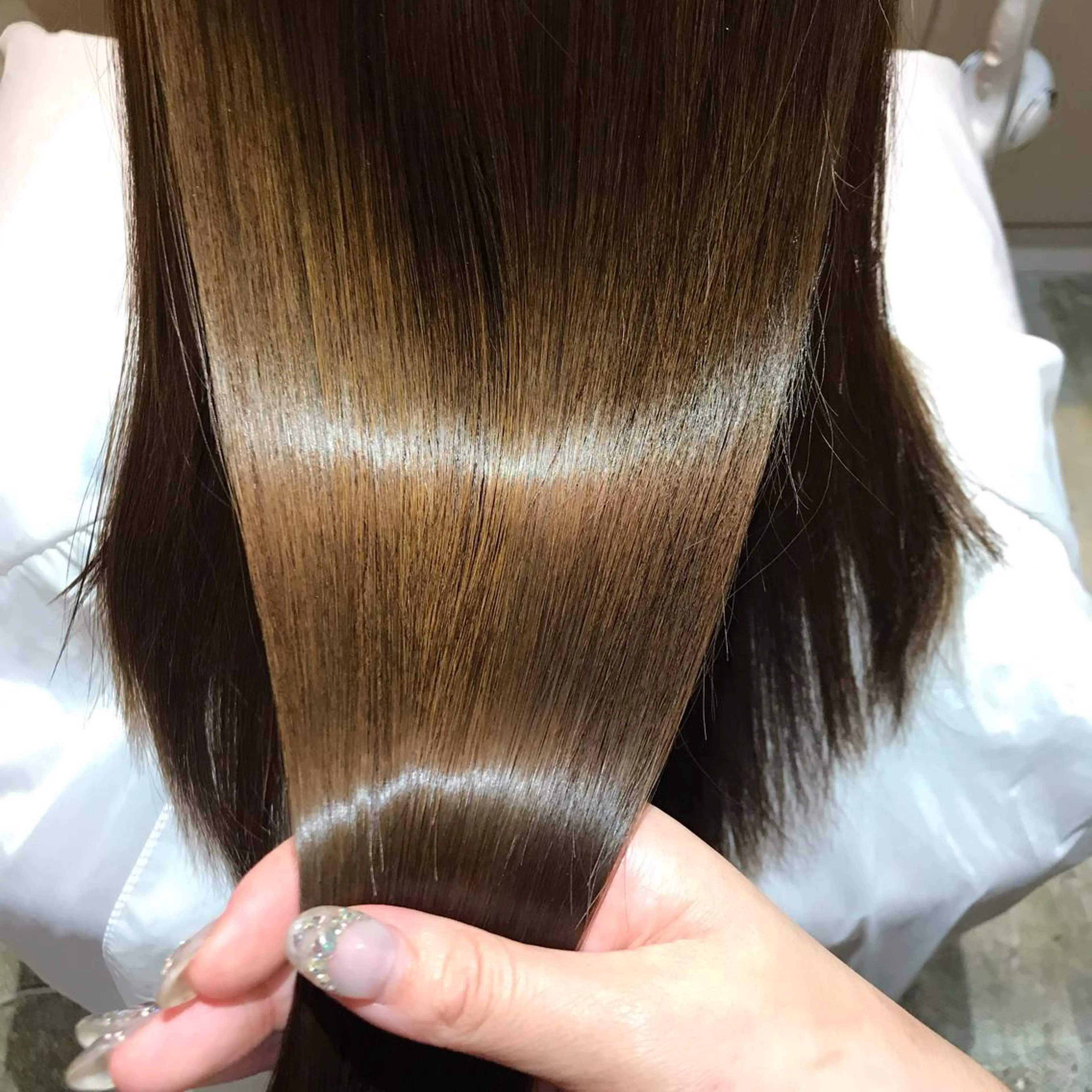 ロング カラー 髪質改善×矯正🫧 韓国ヘアasamiのヘアスタイル