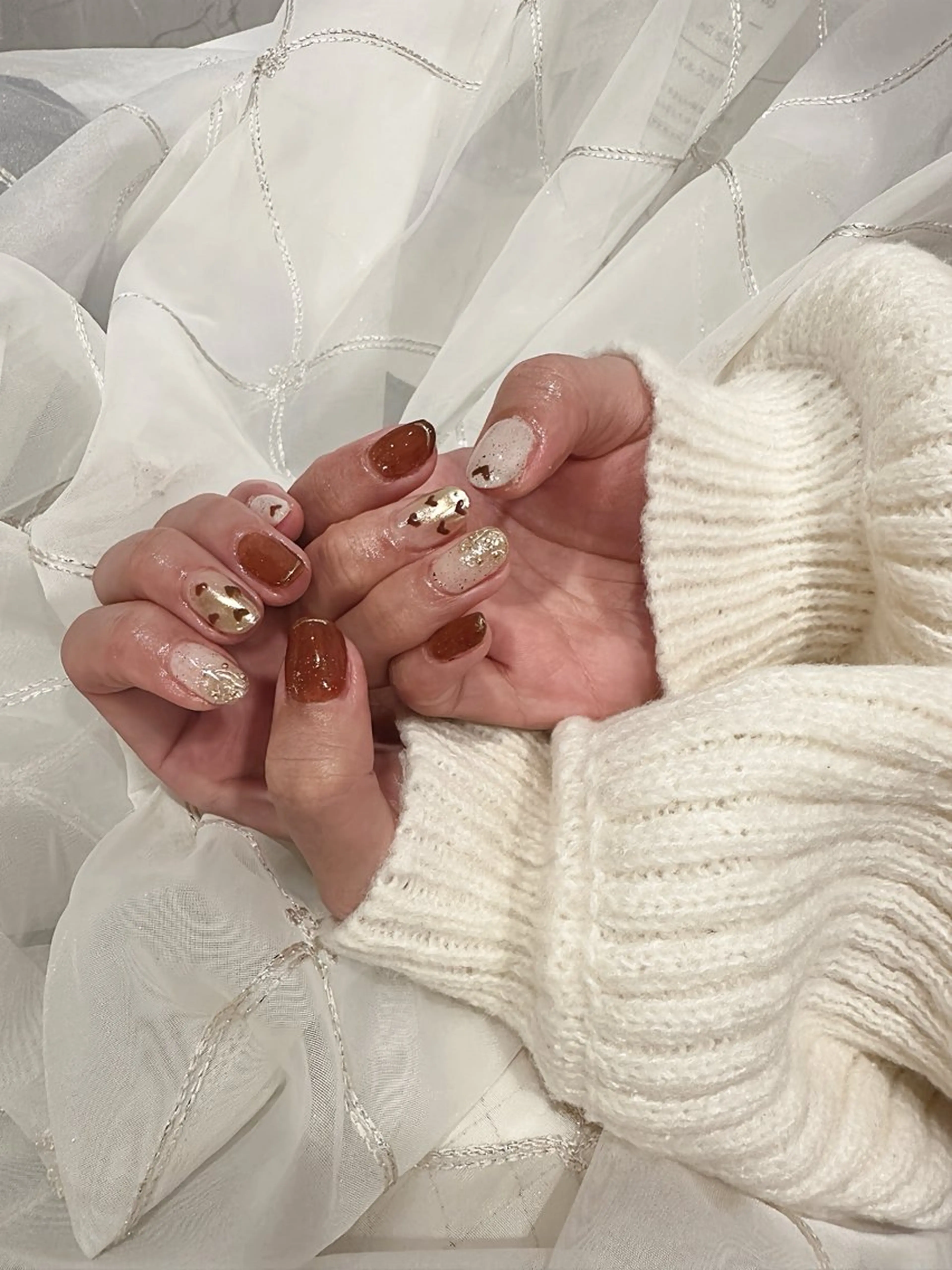 ネイル ミラーネイル private nailsalonのネイルデザイン