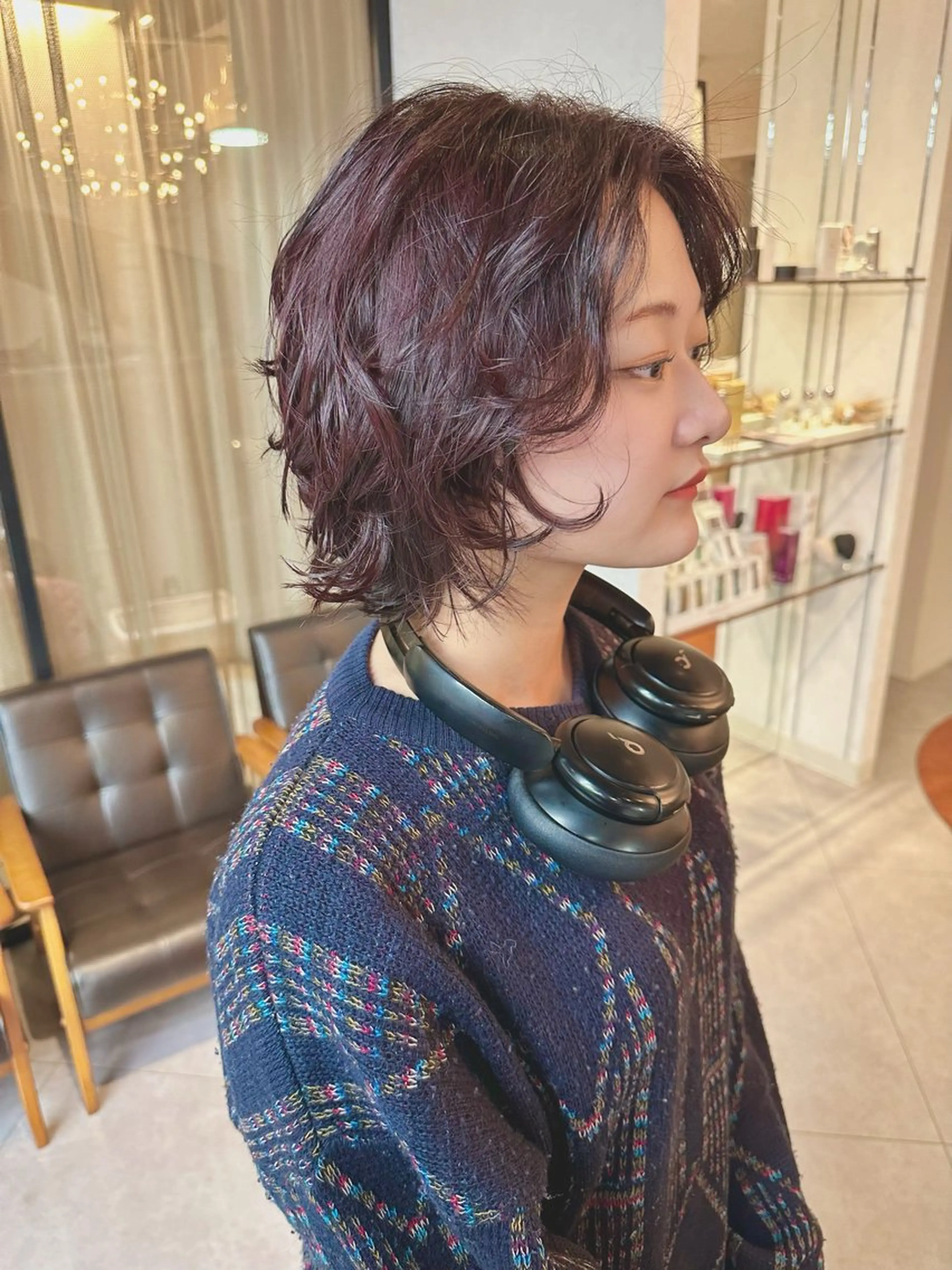 ショート カラー 韓国風ヘア rin🎀のヘアスタイル