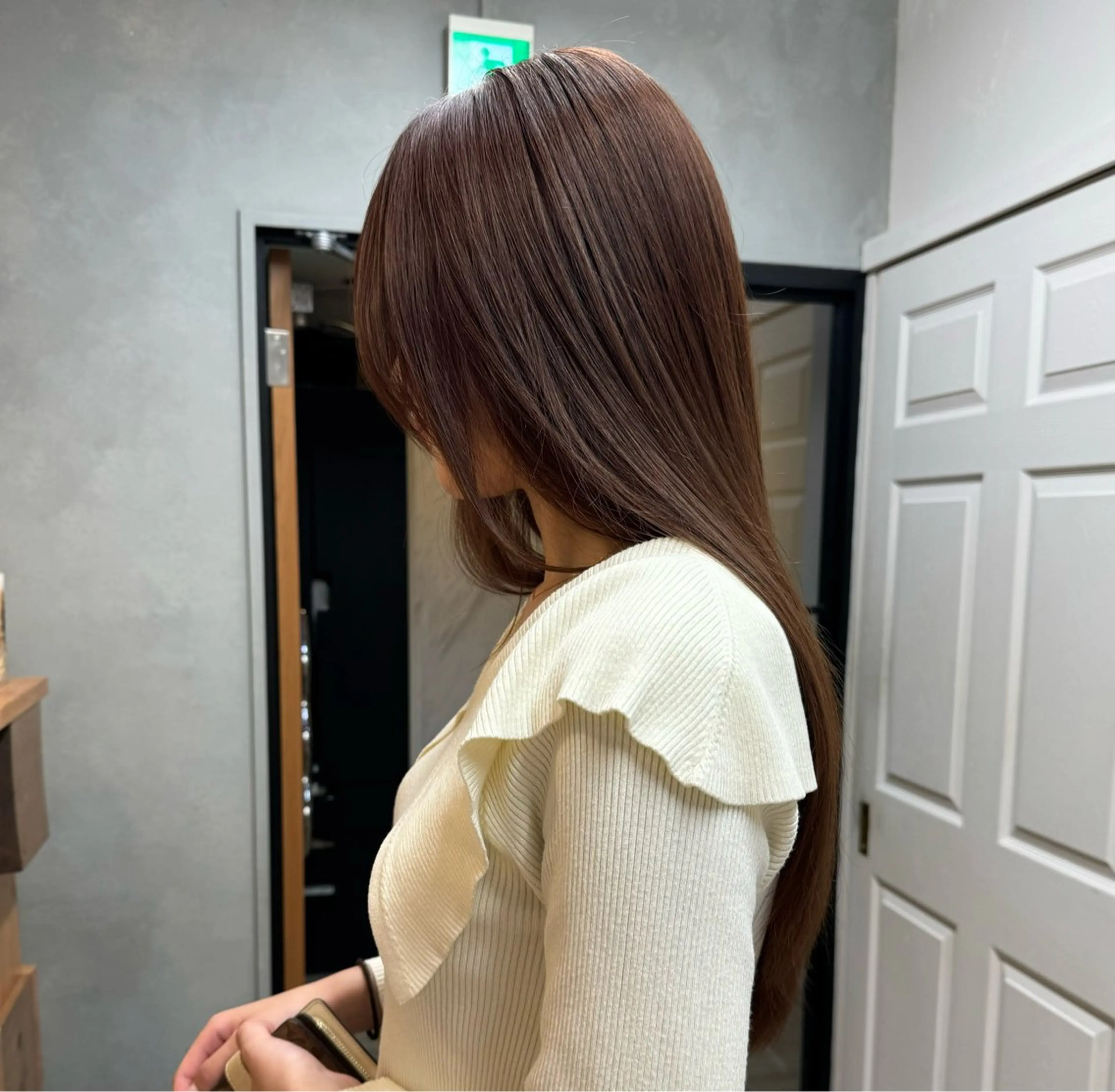 ロング カラー カット ヘアカラー パーマ/髪質改善 暖色カラー🍇akoのヘアスタイル