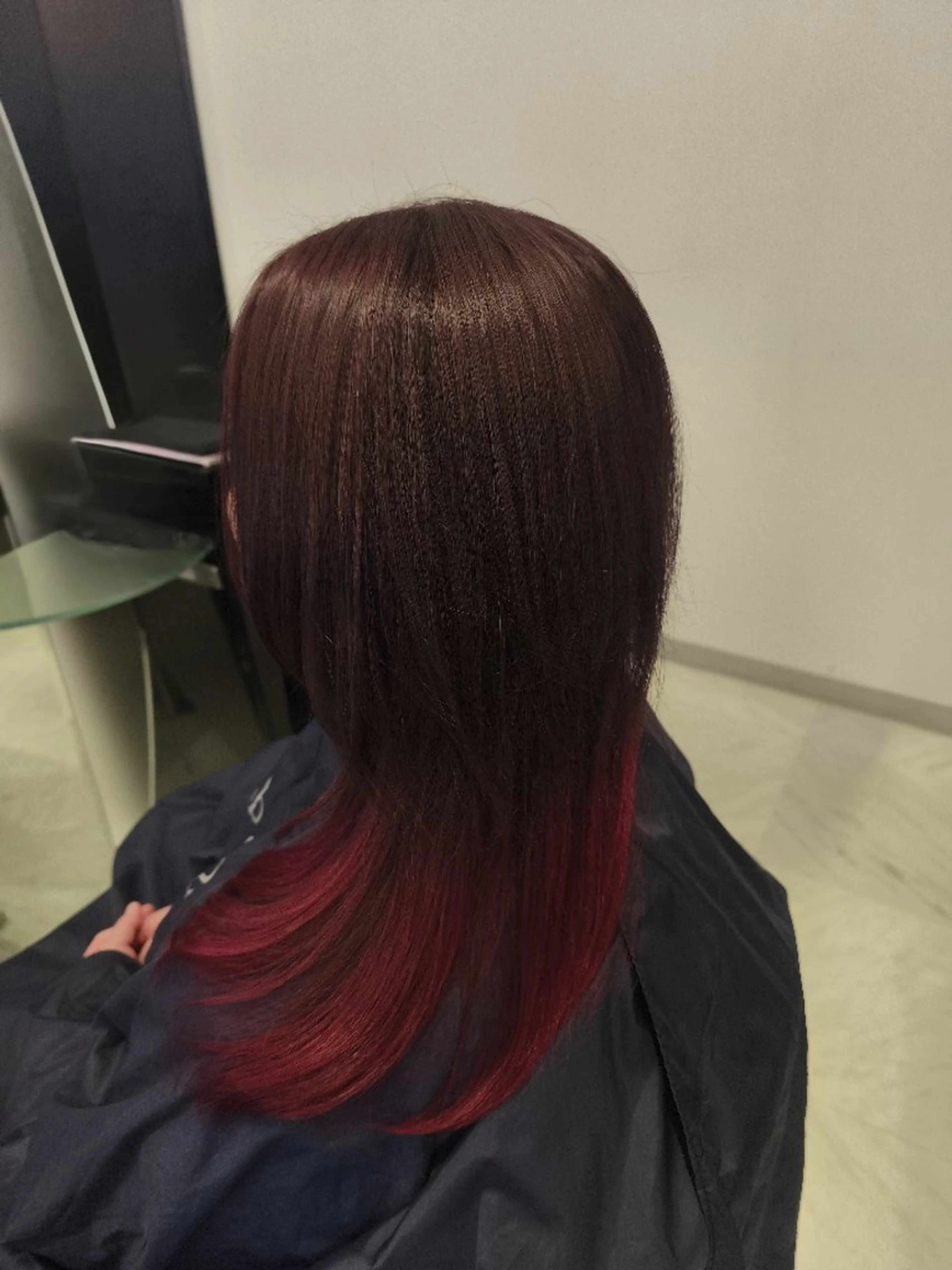 セミロング カラー カット ヘアカラー トリートメント SAKUMA お手入れ簡単ヘアのヘアスタイル