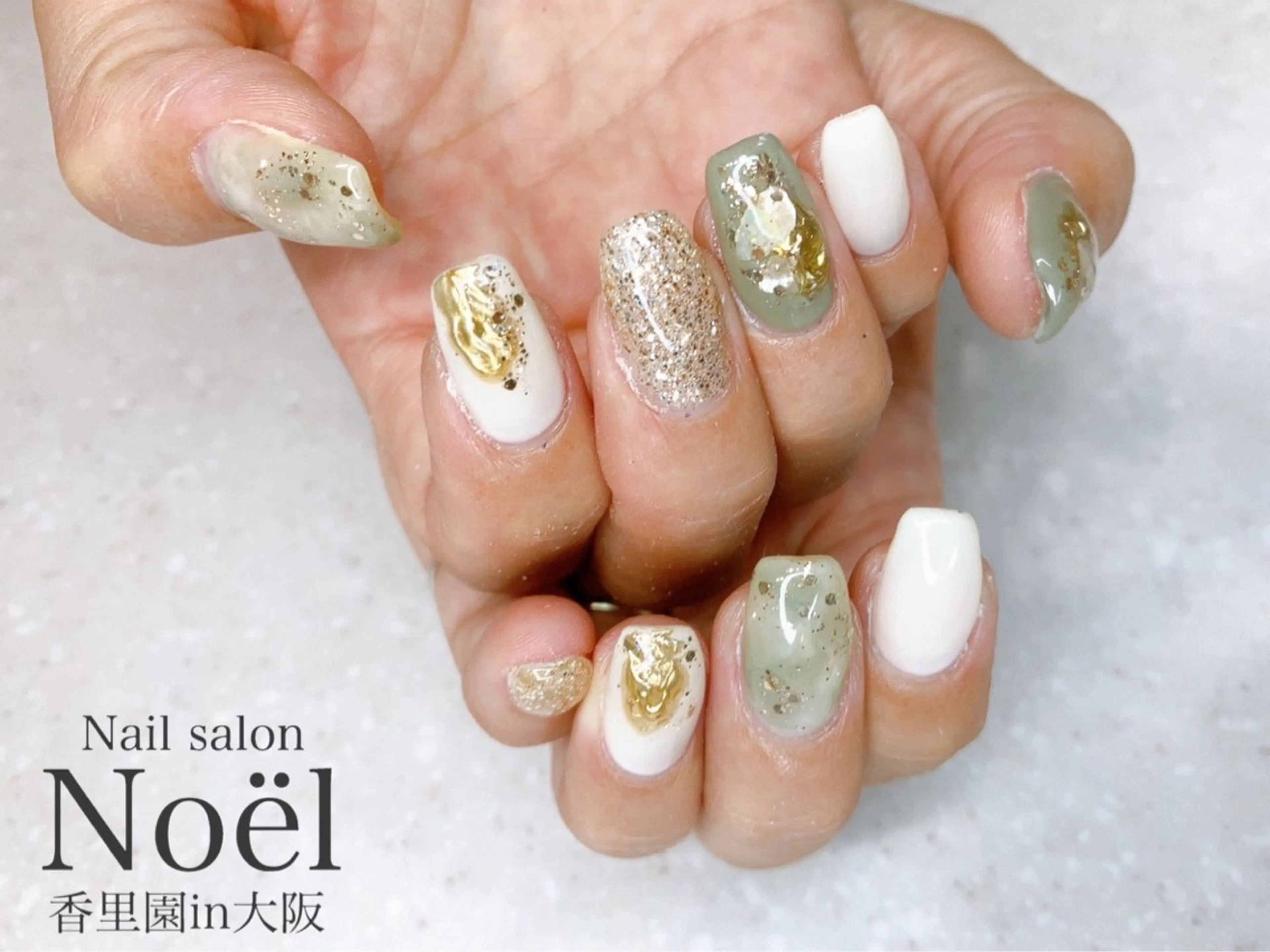 ネイル ハンドネイル Nailsalon  &Noel所属・もも 🍑のネイルデザイン