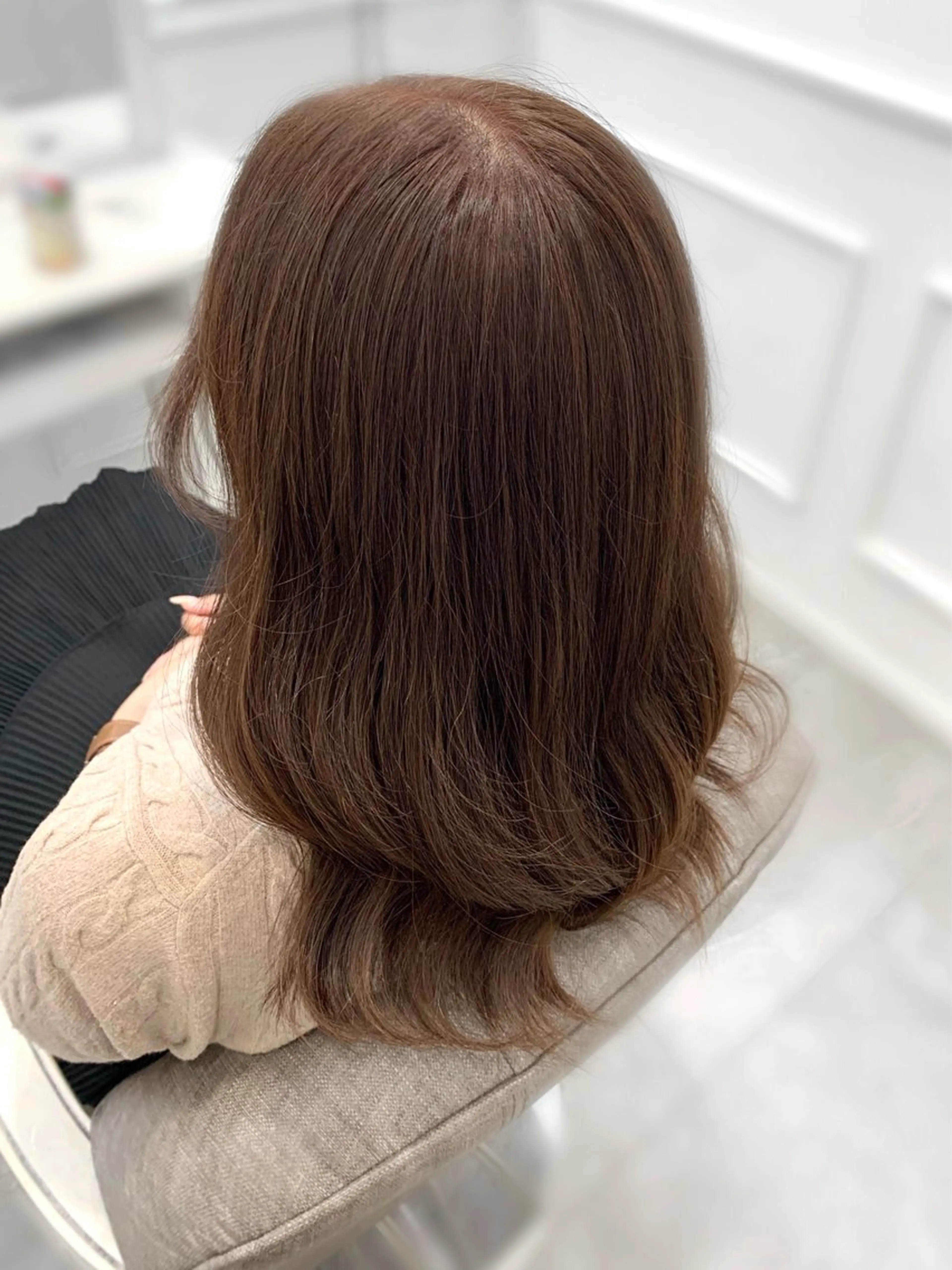 カラー ブラウンカラー マロンブラウン 松村 知佳のヘアスタイル