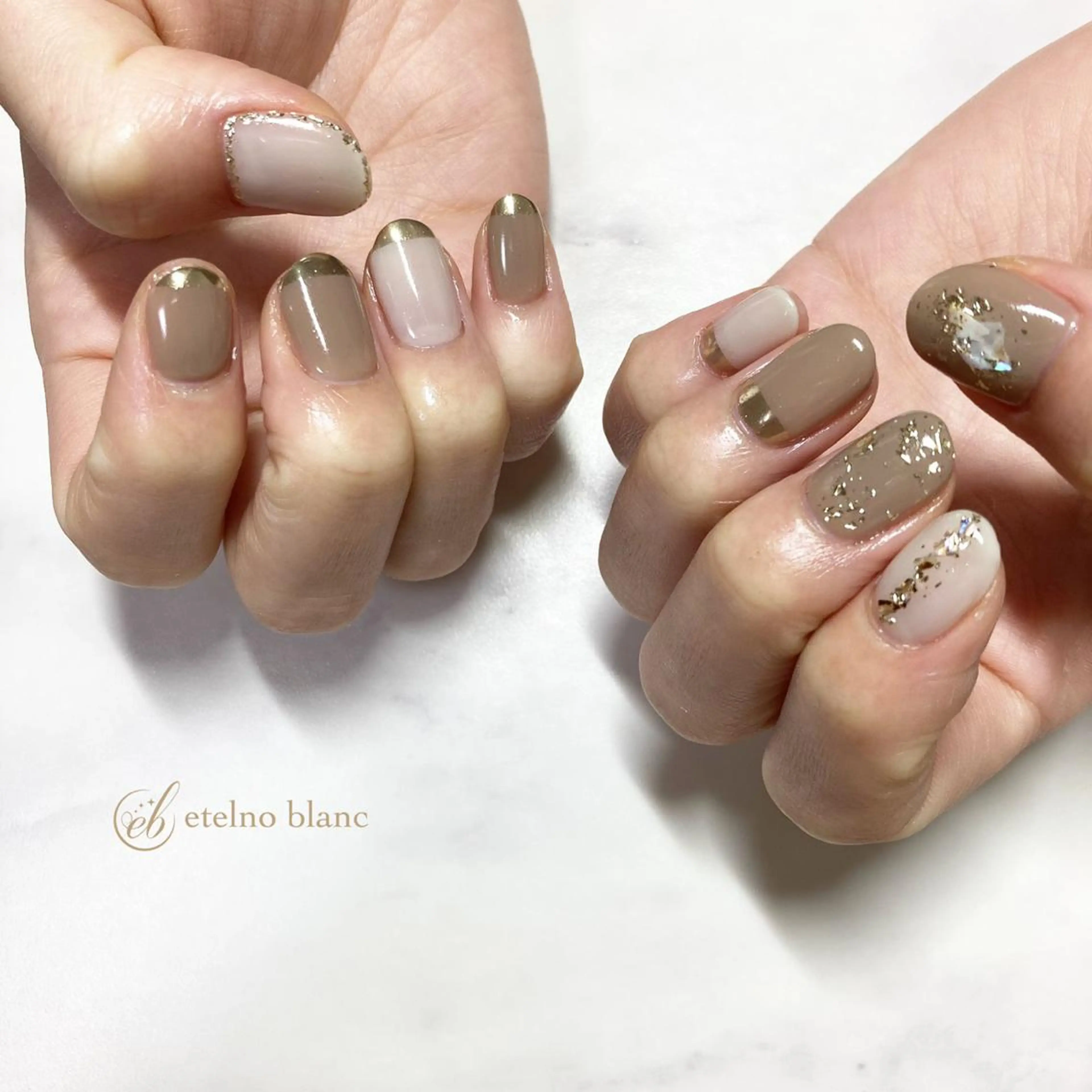 ネイル etelno blanc中目黒のネイルデザイン