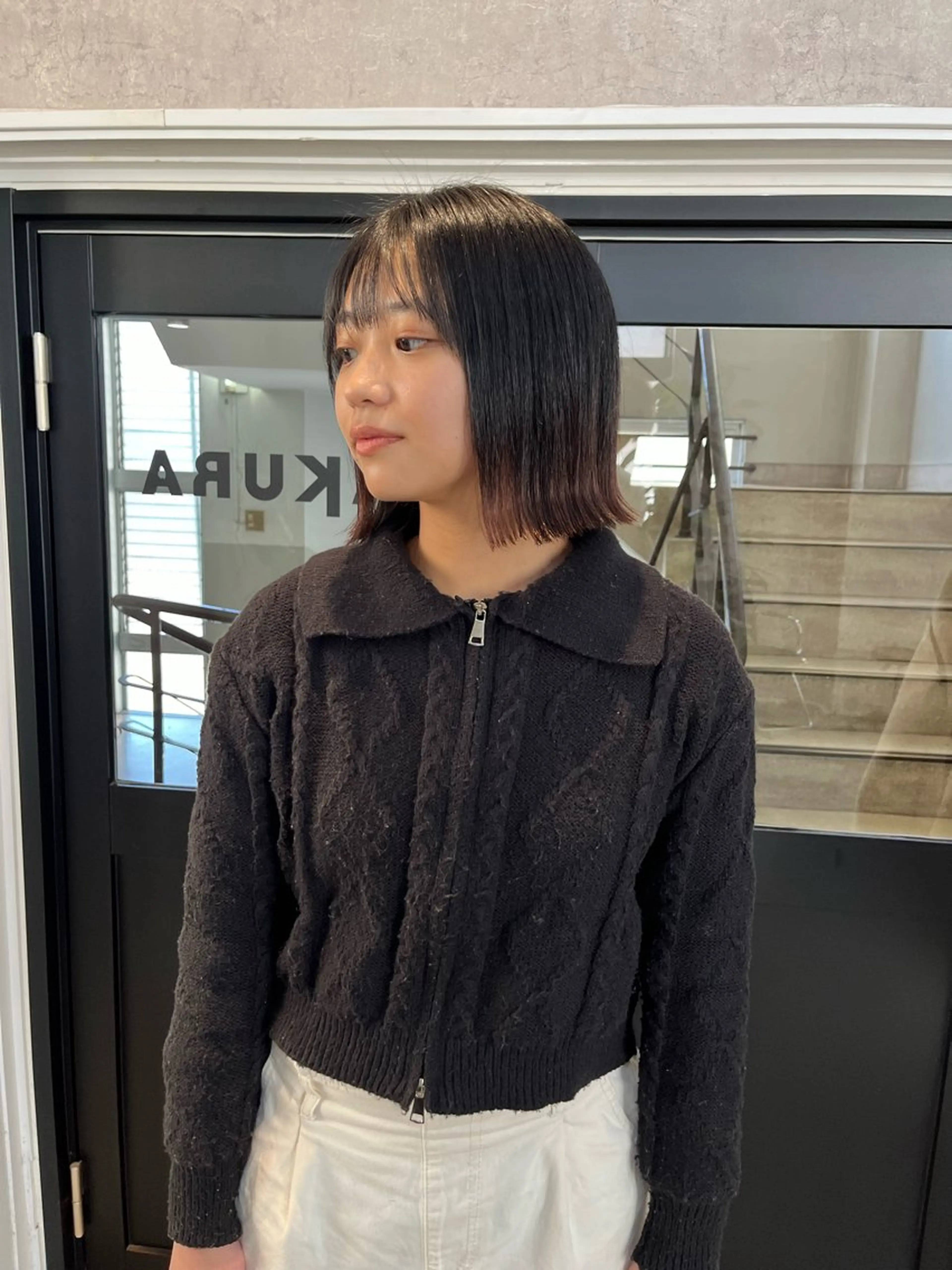 ショート カット 縮毛矯正 ボブ×縮毛矯正 ryotaのヘアスタイル