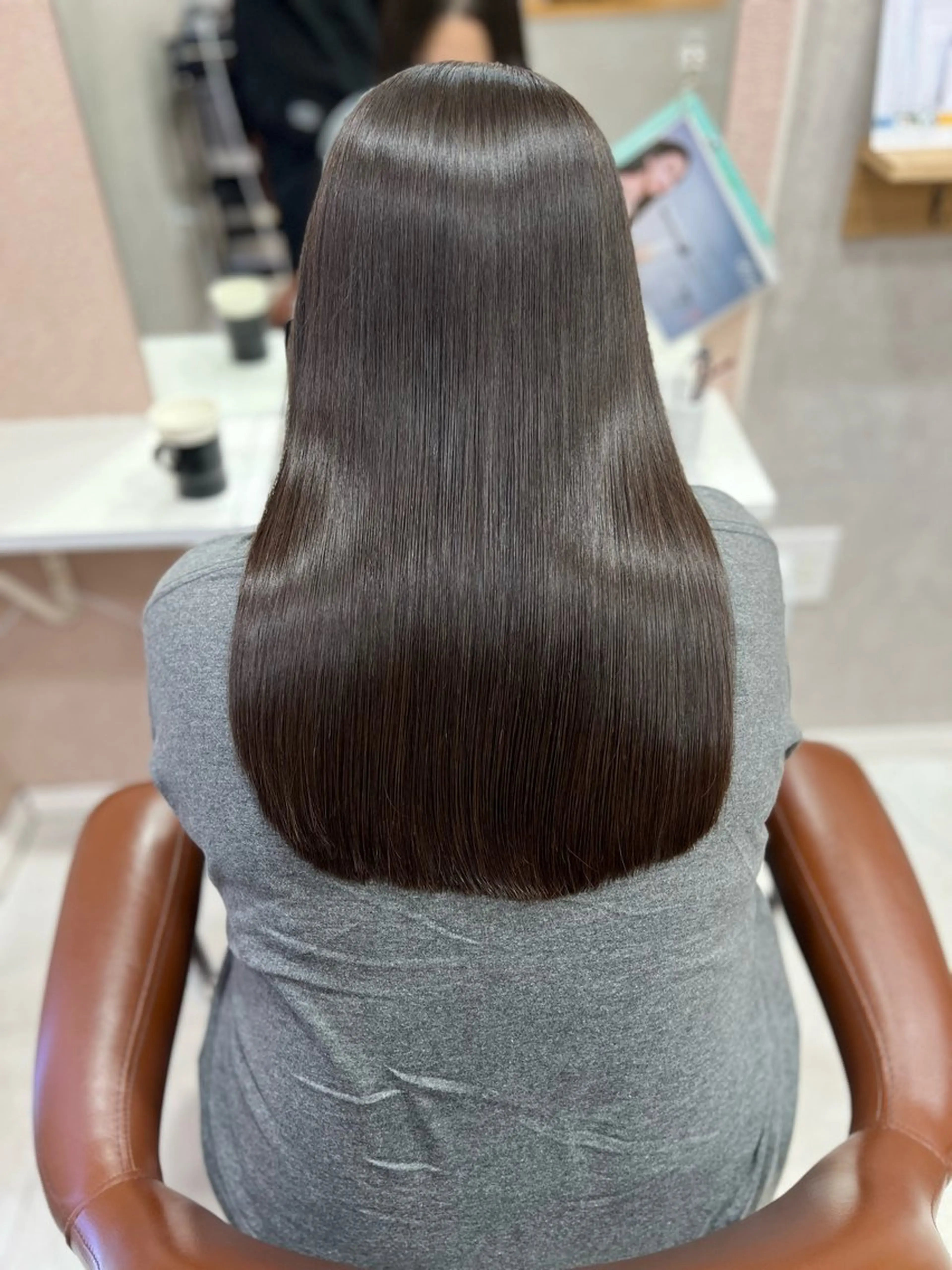 ロング 縮毛矯正 Haney所属・🐝Haney .haruka🐝のヘアスタイル