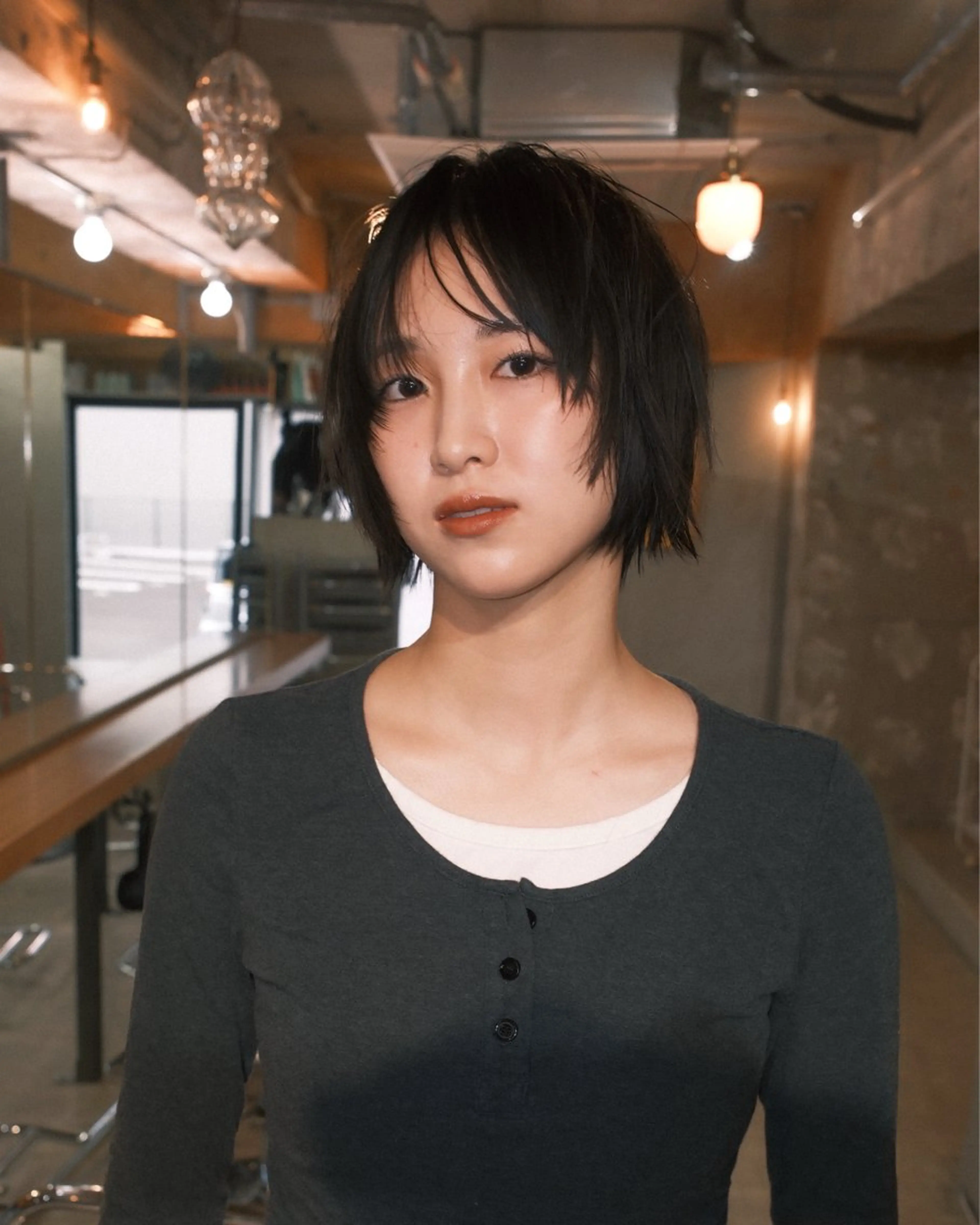 ショート カット KEI gattacaのヘアスタイル