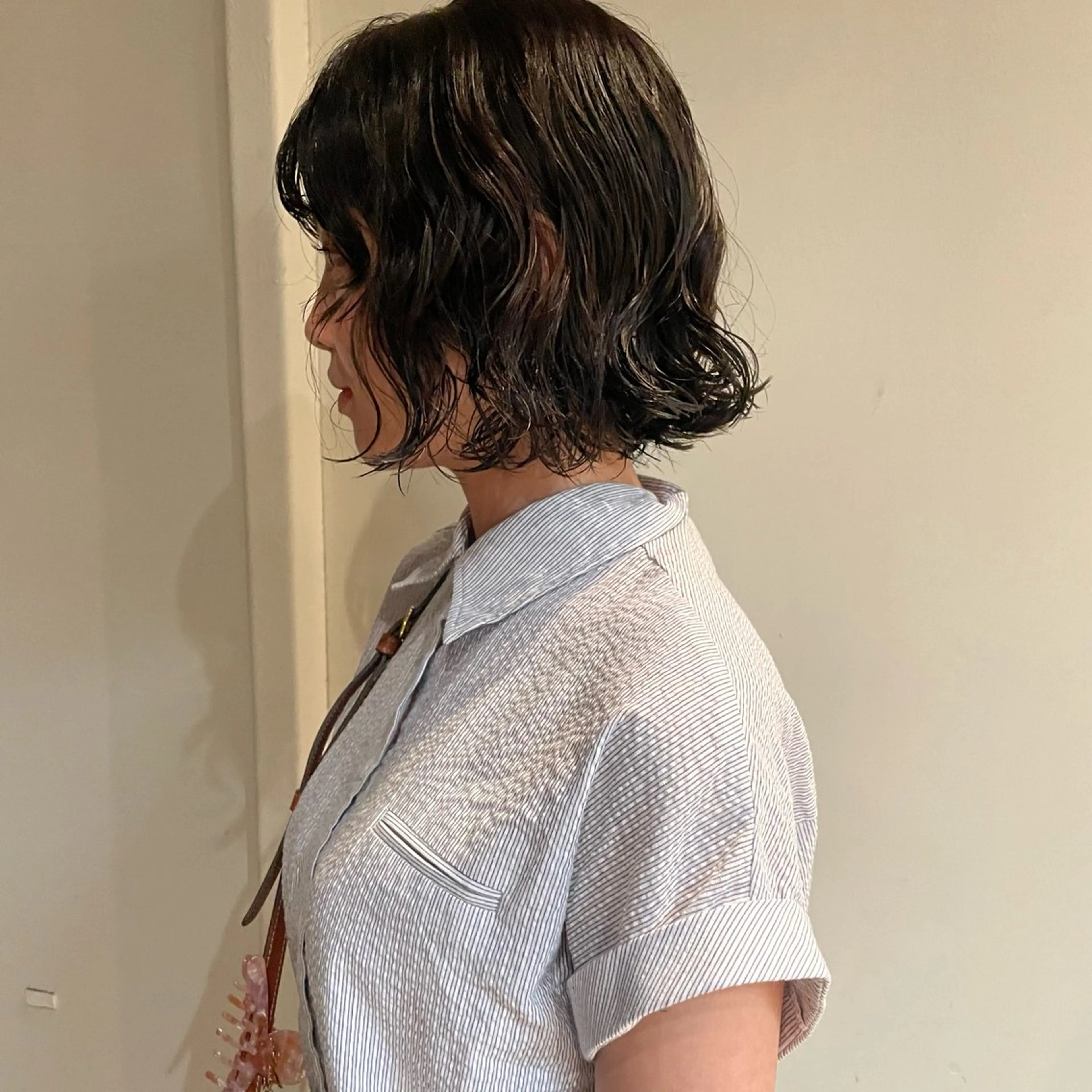 パーマ カット パーマ ハナ🌼 ボブ/パーマのヘアスタイル