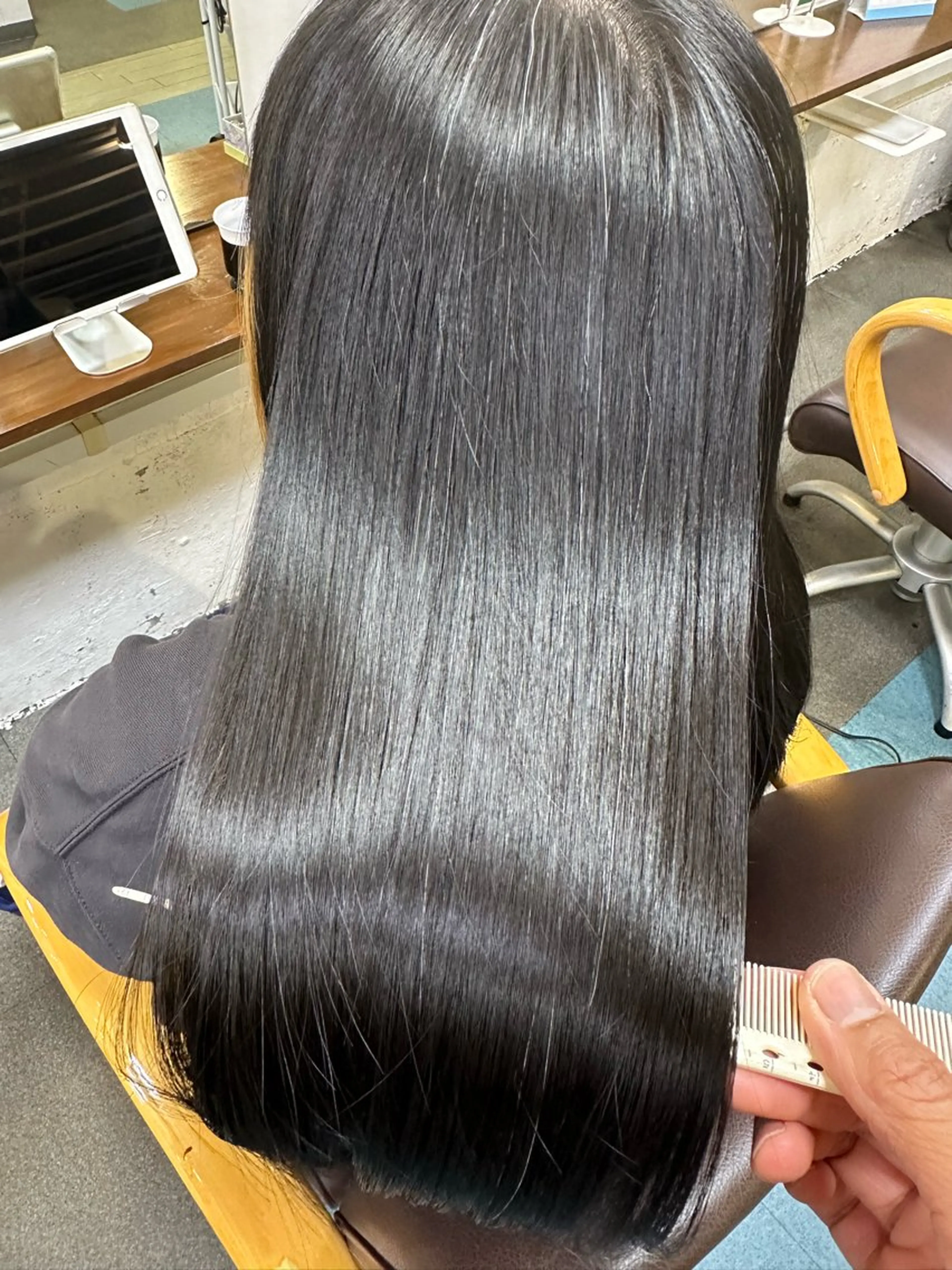 ロング 髪質改善 カット トリートメント 【髪質改善】に特化 オリーブオイルクラブのヘアスタイル
