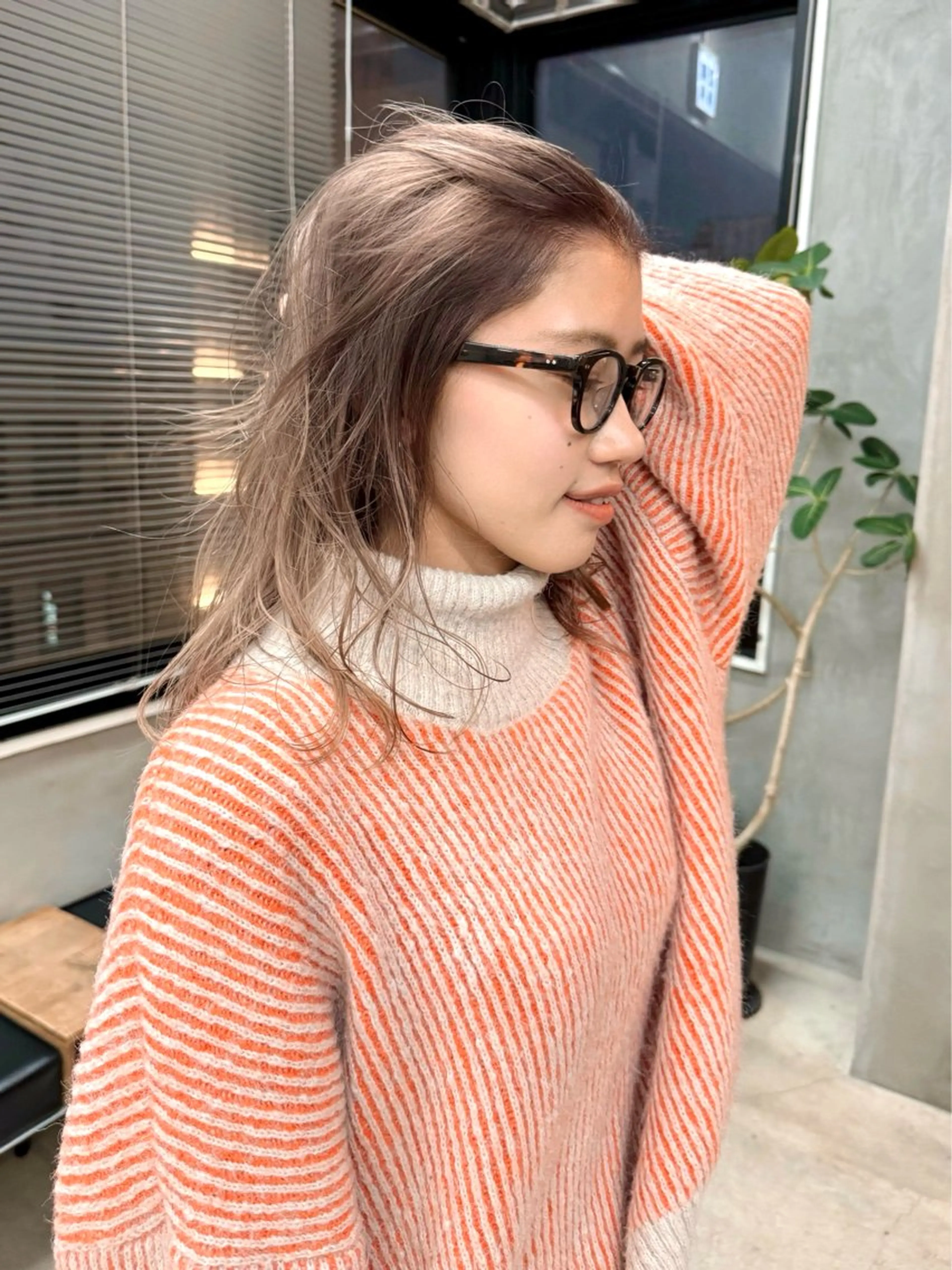 ミディアム カラー カット ヘアカラー トリートメント ブリーチ/似合わせ カット🦕Kaitoのヘアスタイル