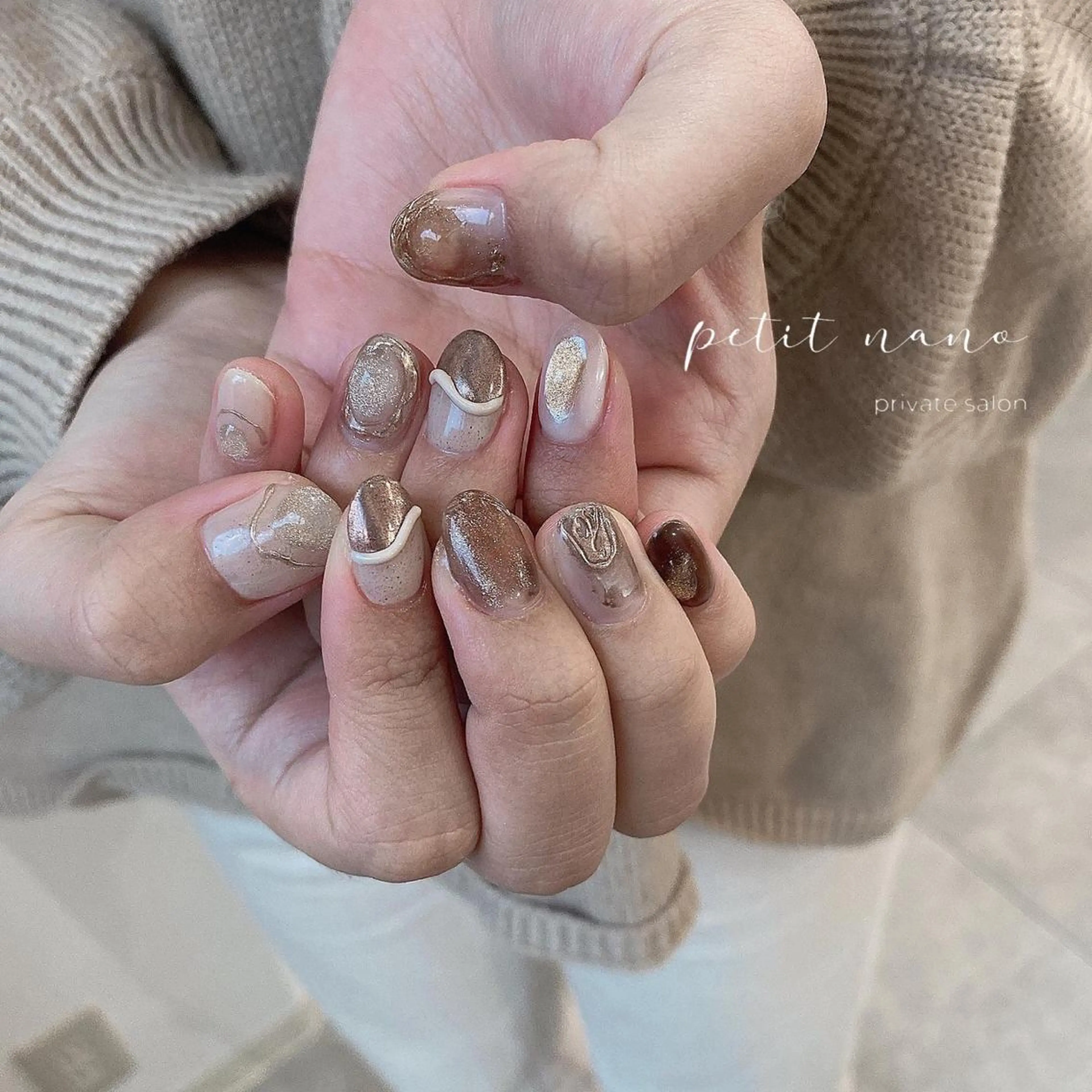 ネイル フットネイル ジェルネイル ニュアンスネイル パラジェル ショートネイル nail‪◯ petitnanoのネイルデザイン