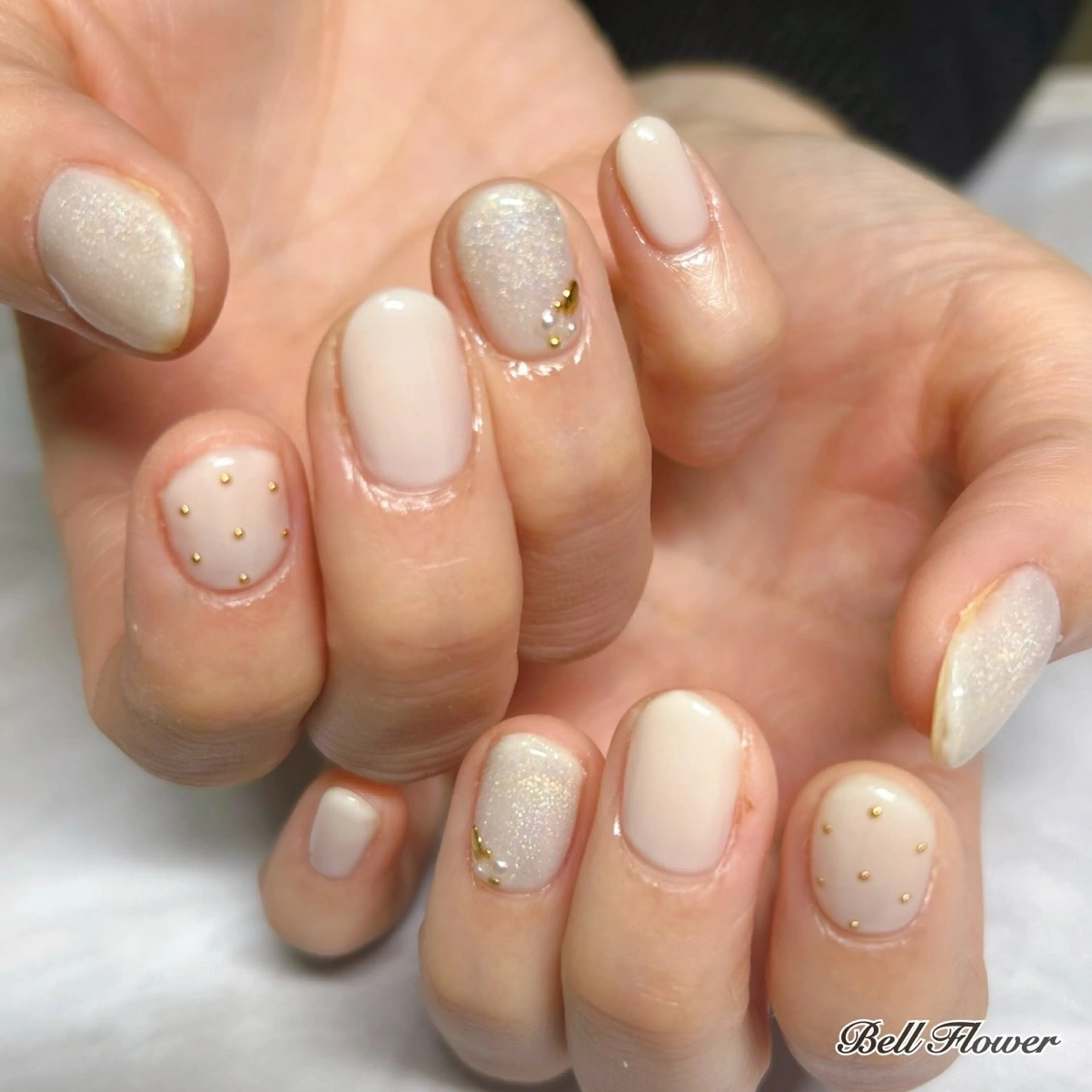 ネイル ハンドネイル Bell Flowerのネイルデザイン