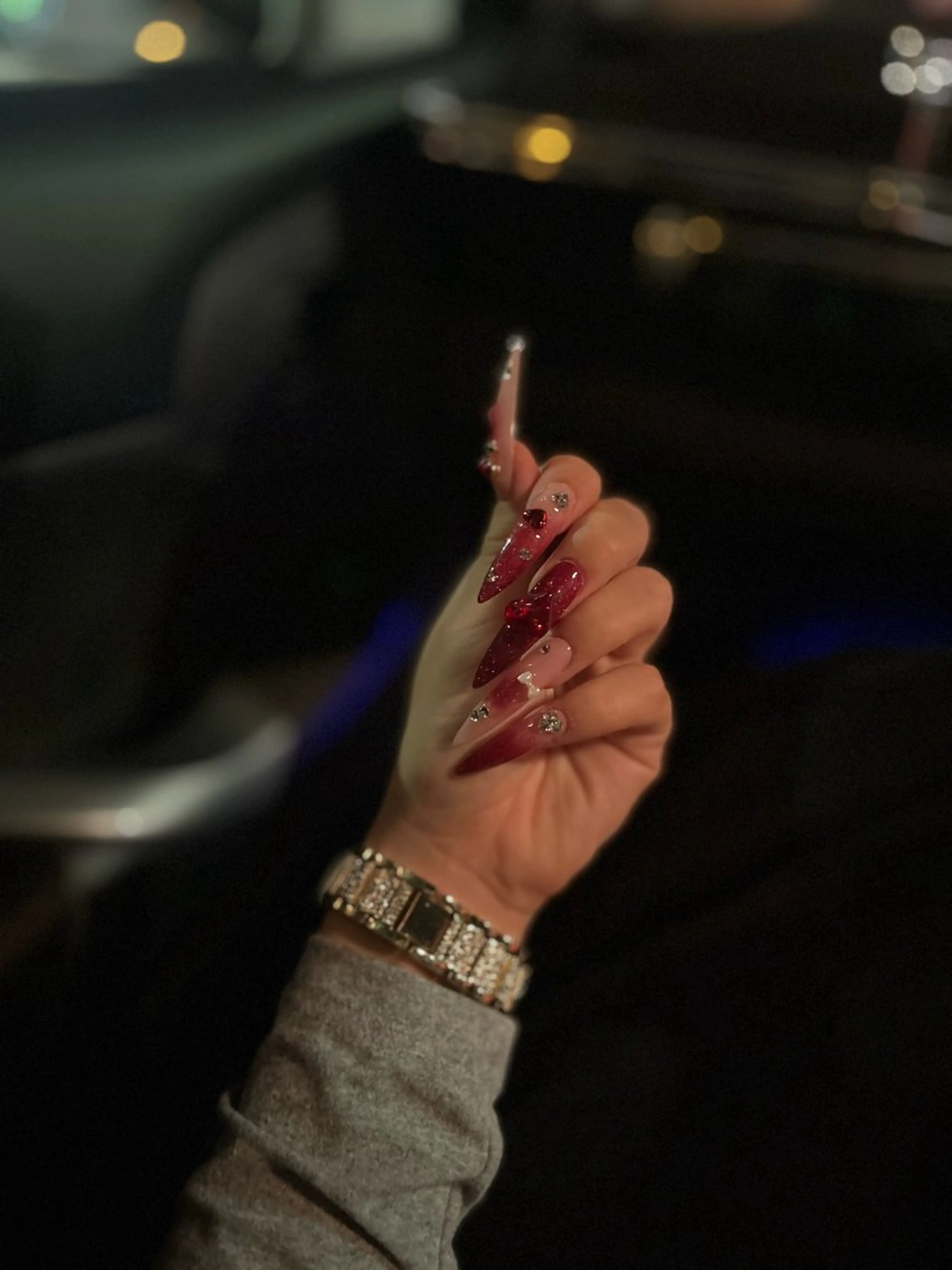 長さだしパーツアートやり放題✨🤍🩵の写真