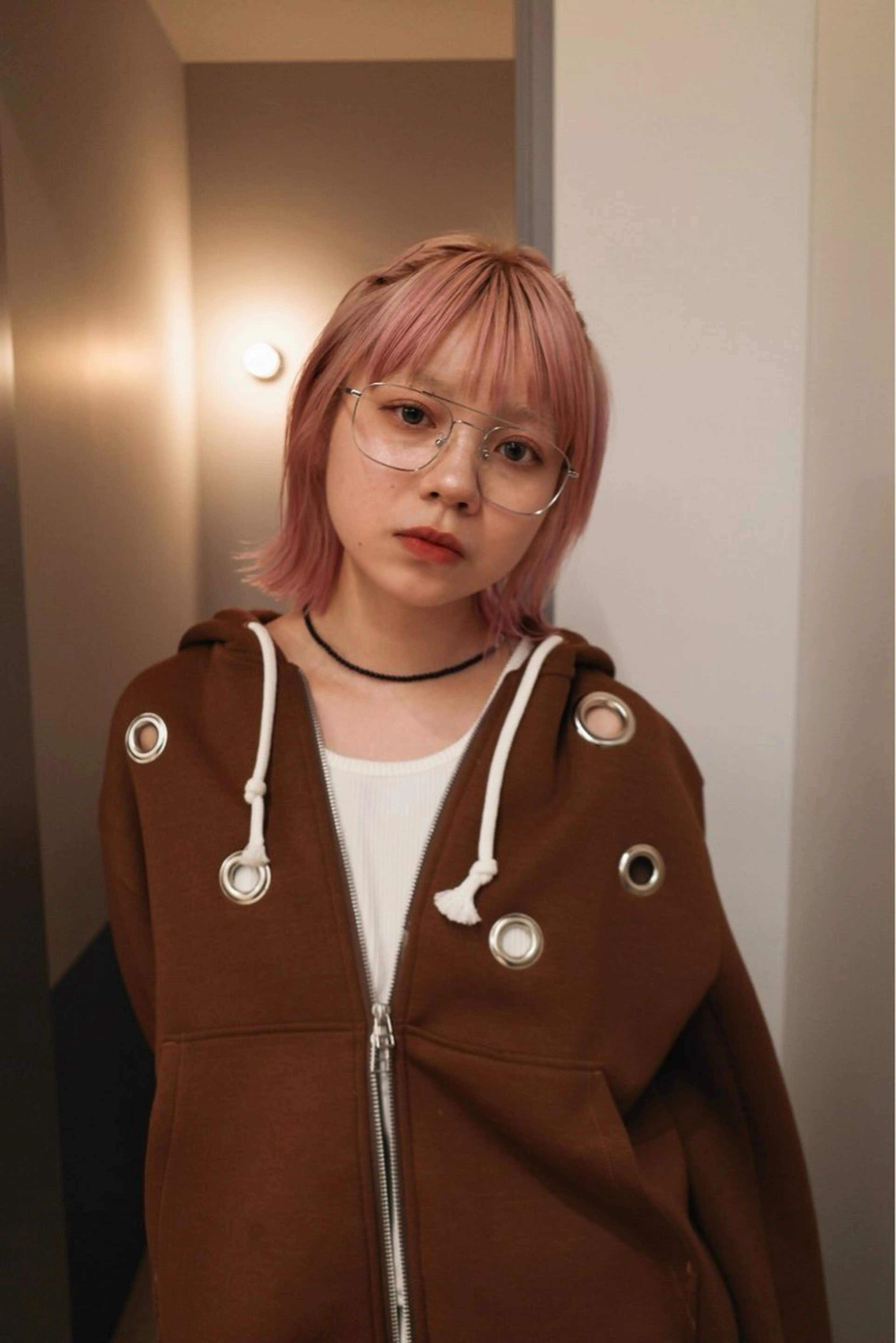 ミディアム カラー piilo /佐田國 友真のヘアスタイル