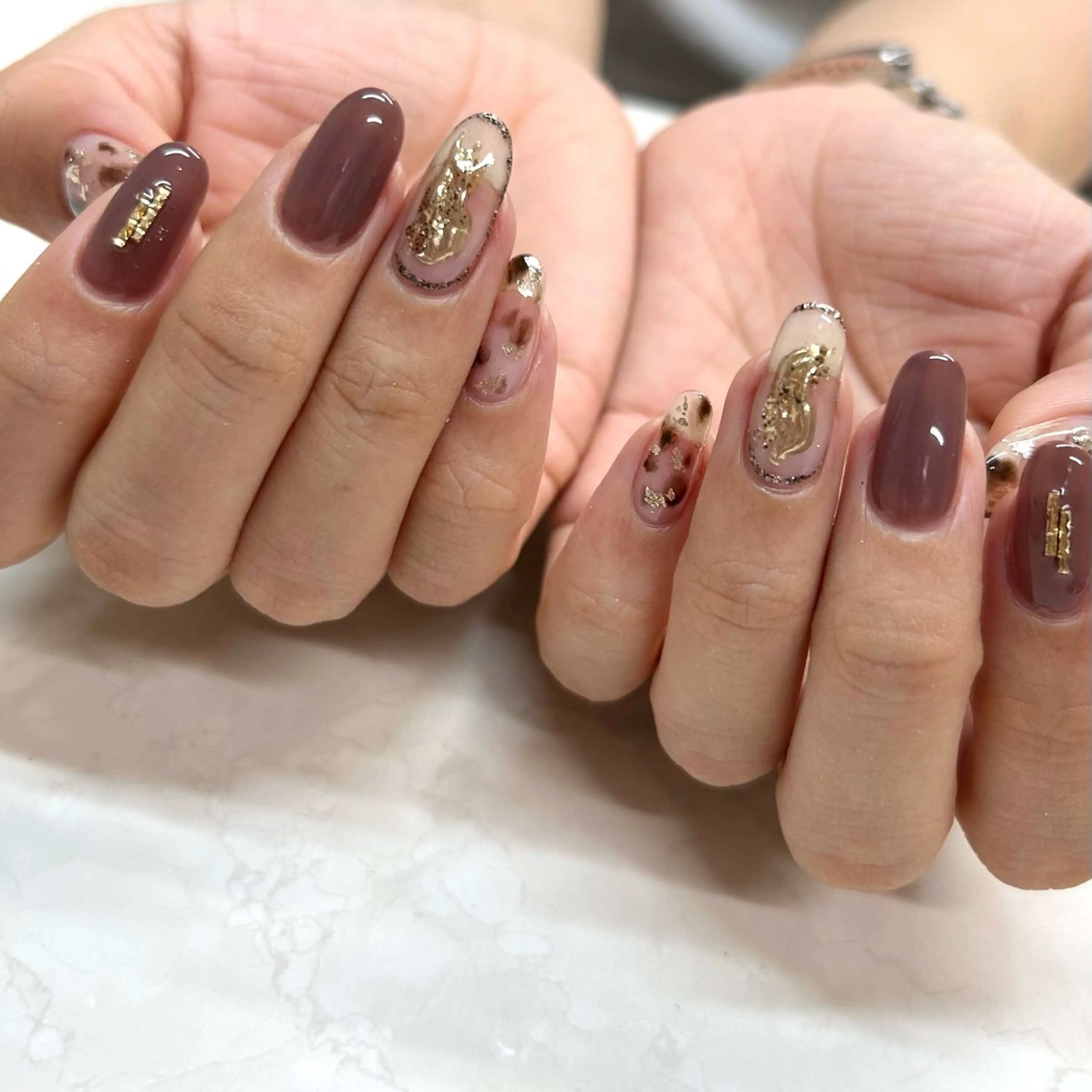セミロング ハンドネイル Nail Salon Mable所属・Aoyama Natsukiのネイルデザイン