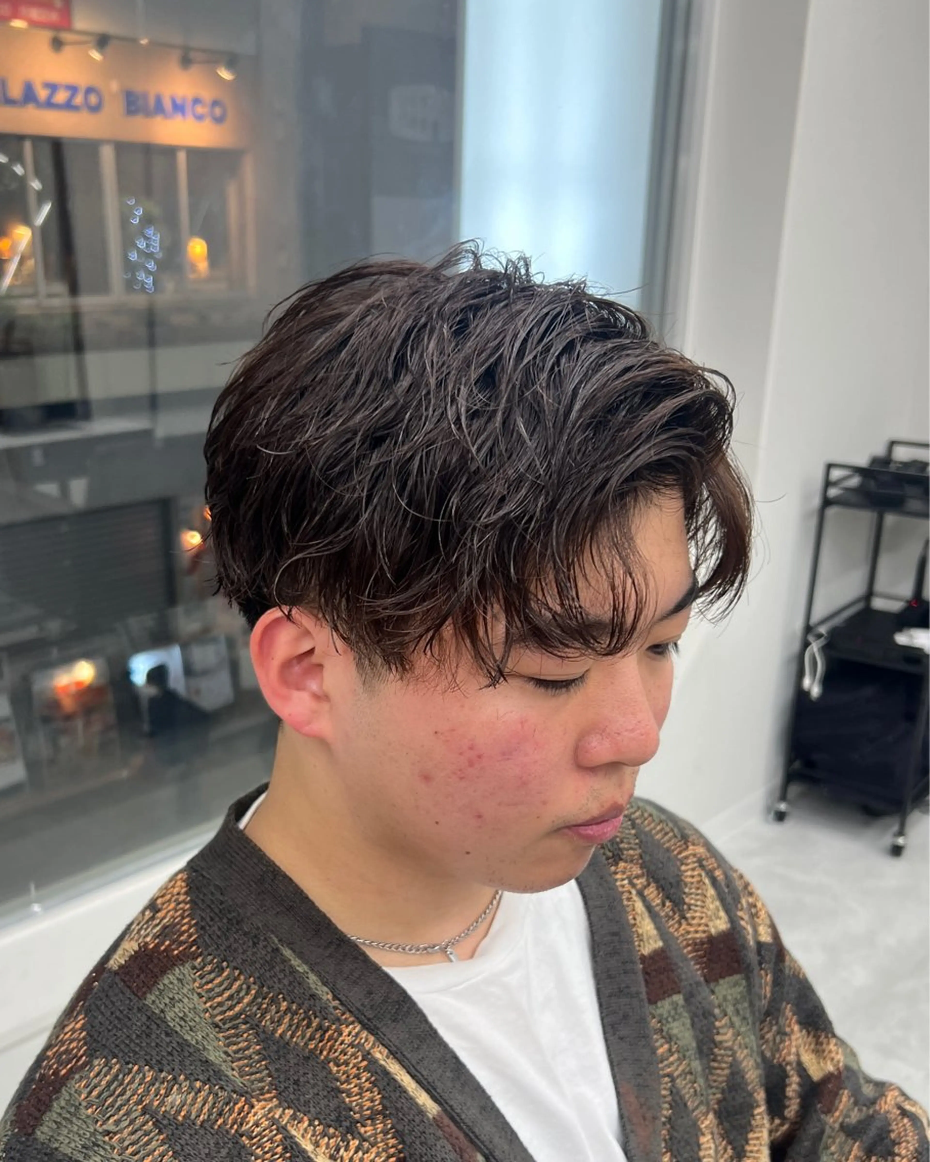 パーマ メンズ カット パーマ トリートメント ヘッドスパ ヘアセット シャドウパーマ/ メンズ/KENTAのヘアスタイル