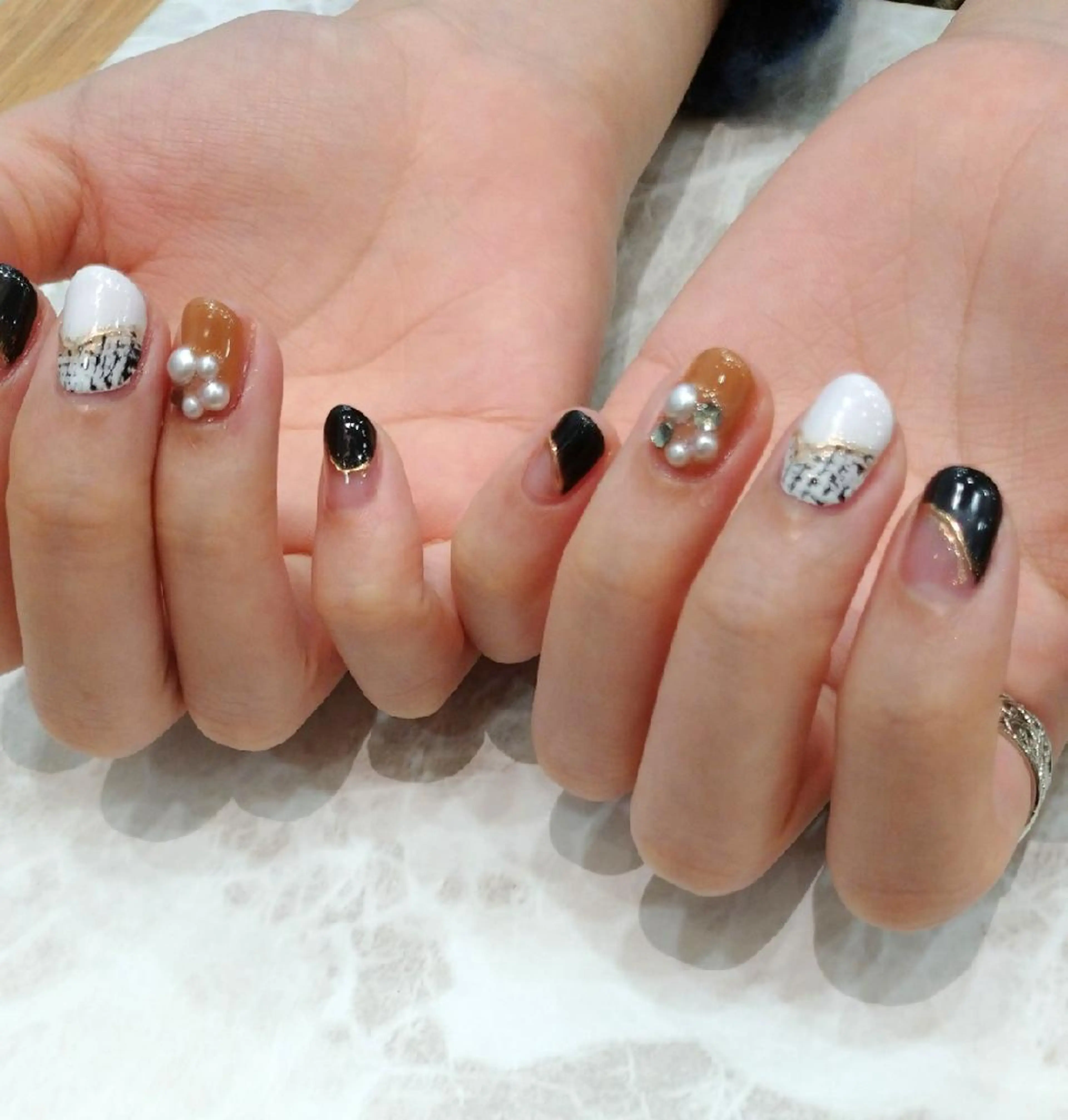 ネイル アートネイル ハンドネイル 會田 瑠衣のネイルデザイン