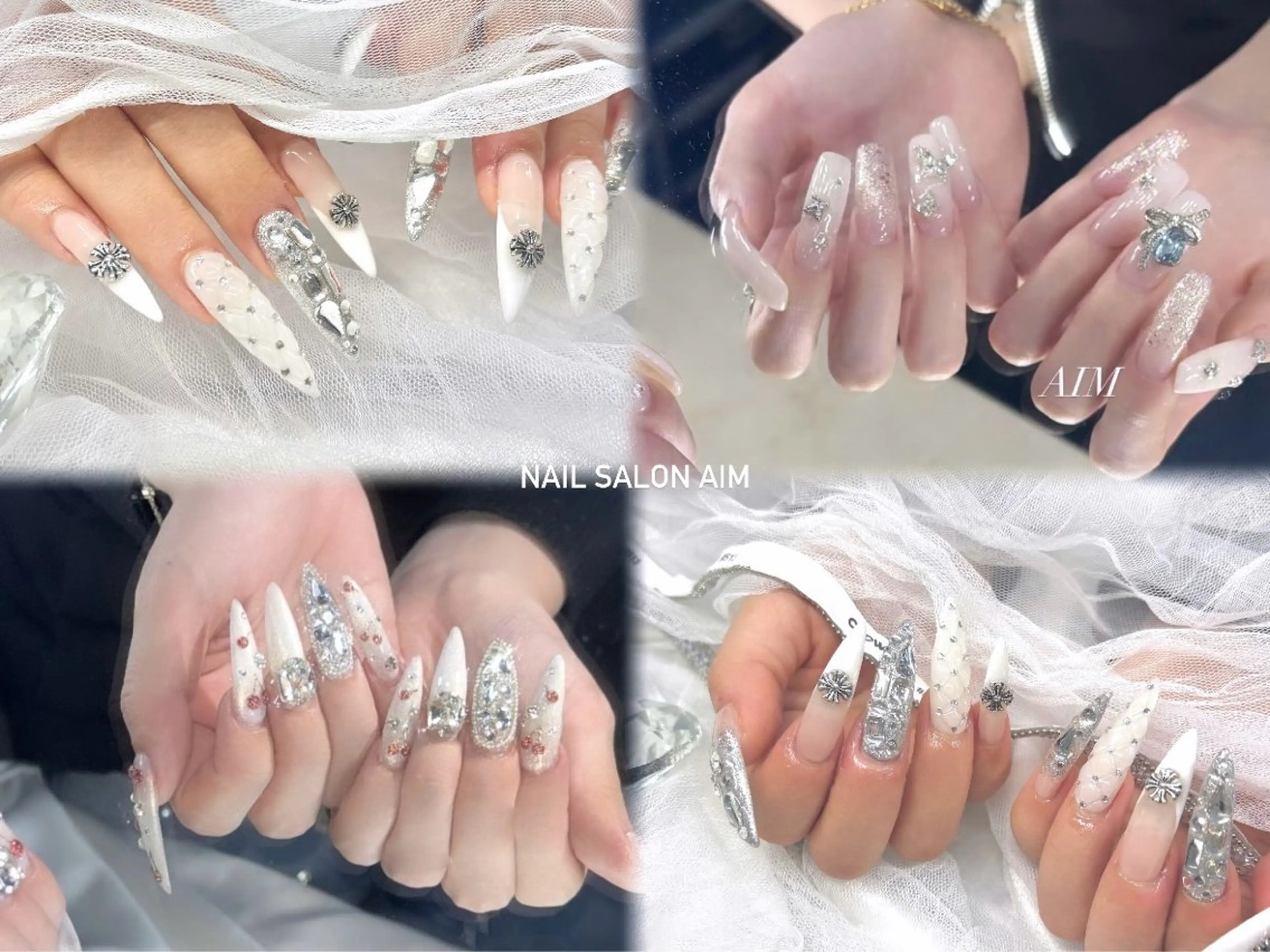 ネイル ハンドネイル ネイルサロンAim 河原町［ヘアセット　ヘアエクステ　着付　専門店］所属・AIM 百夏のネイルデザイン