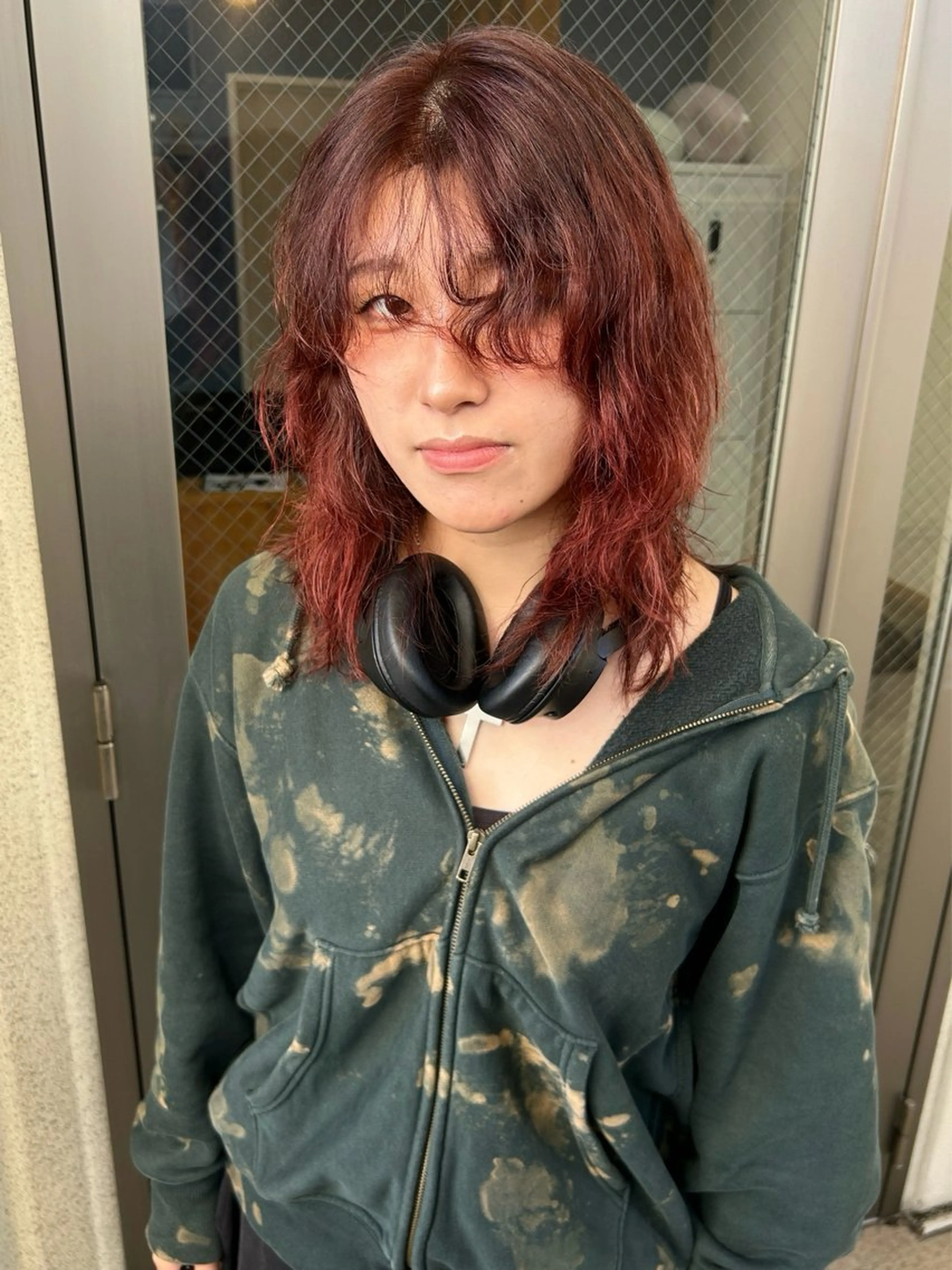 ミディアム カラー パーマ ルシア東三国店所属・akane 東三国のヘアスタイル